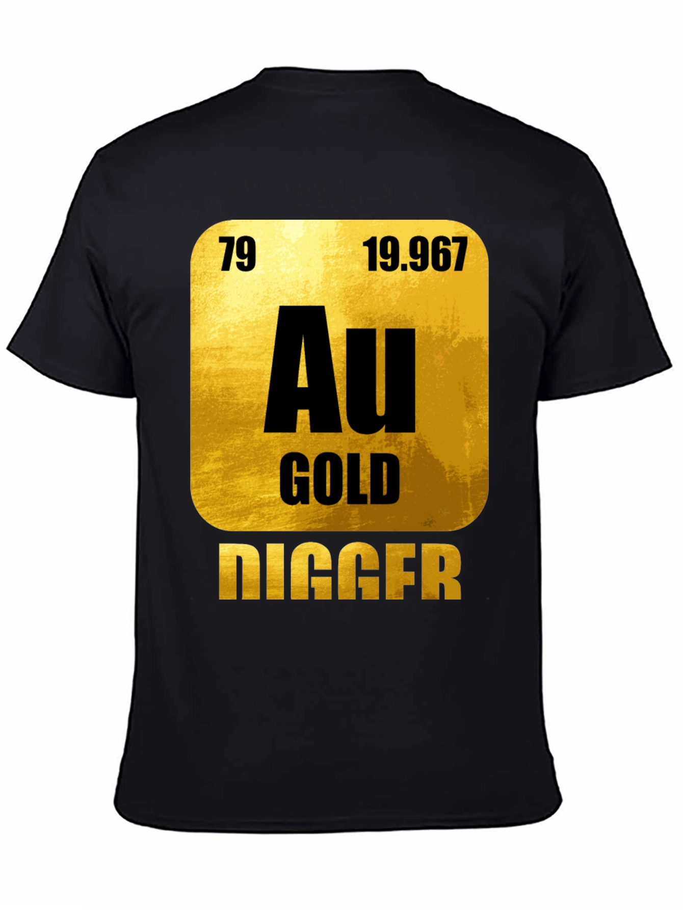 Black Gold Digger Graphic Tee - Element Style view 4