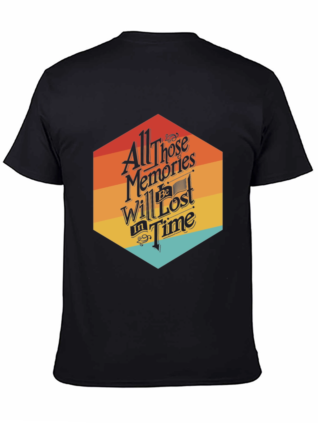 Black All Those Memories T-Shirt view 4