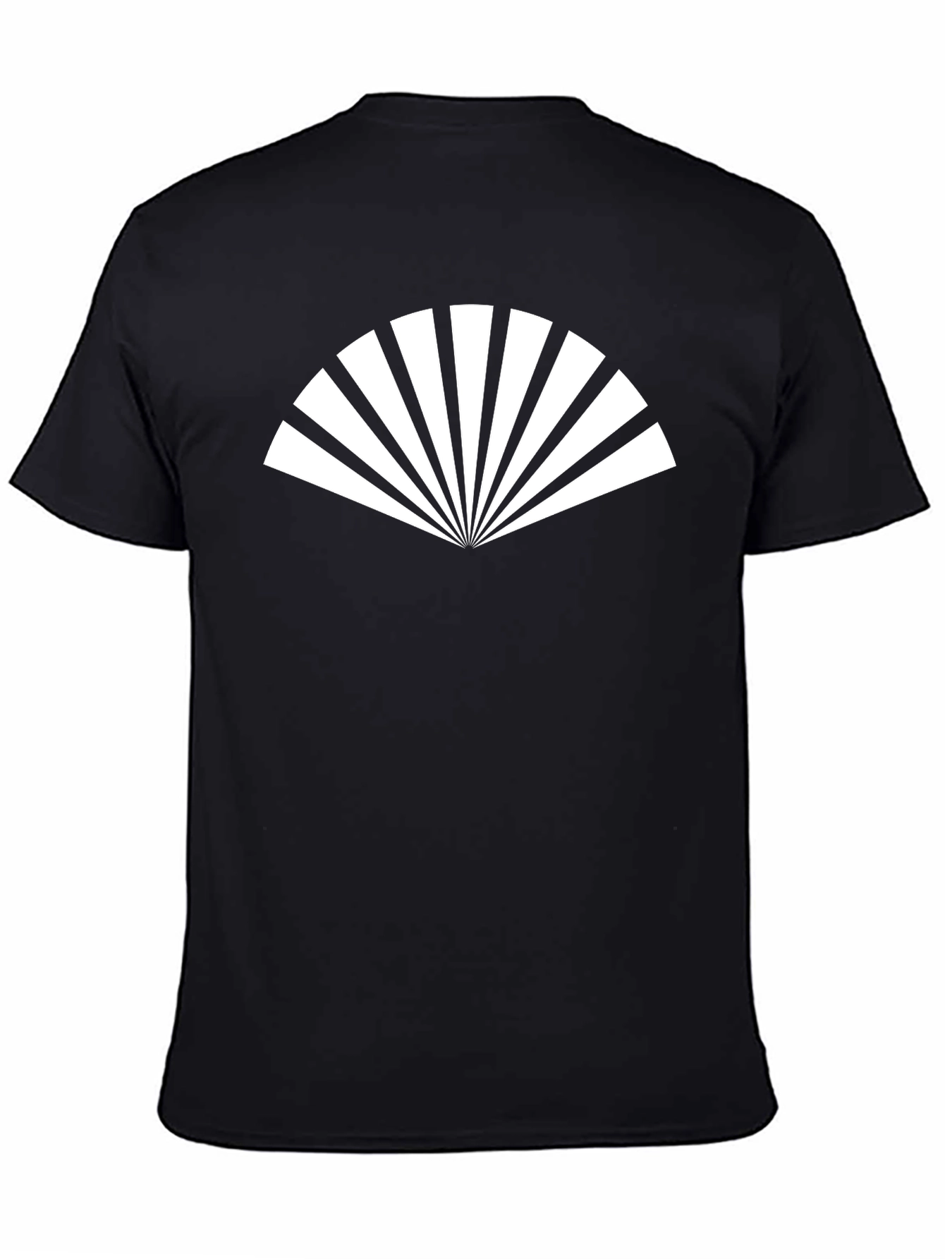 Black Fan Graphic Tee - Stylish and Unique view 4