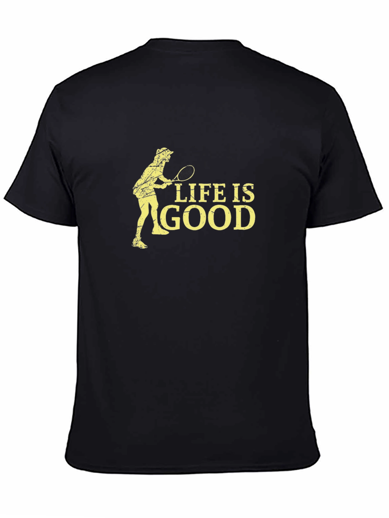Black Life is Good Tennis Graphic T-Shirt view 4