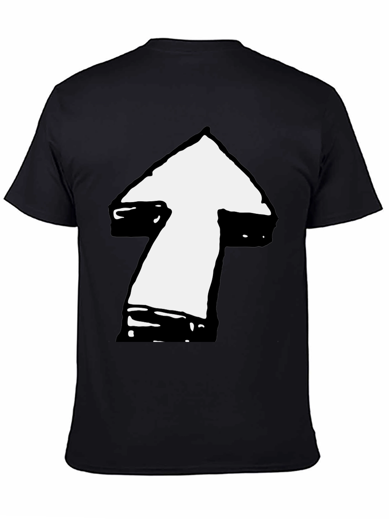 Black Arrow Graphic T-Shirt - Casual Style view 4