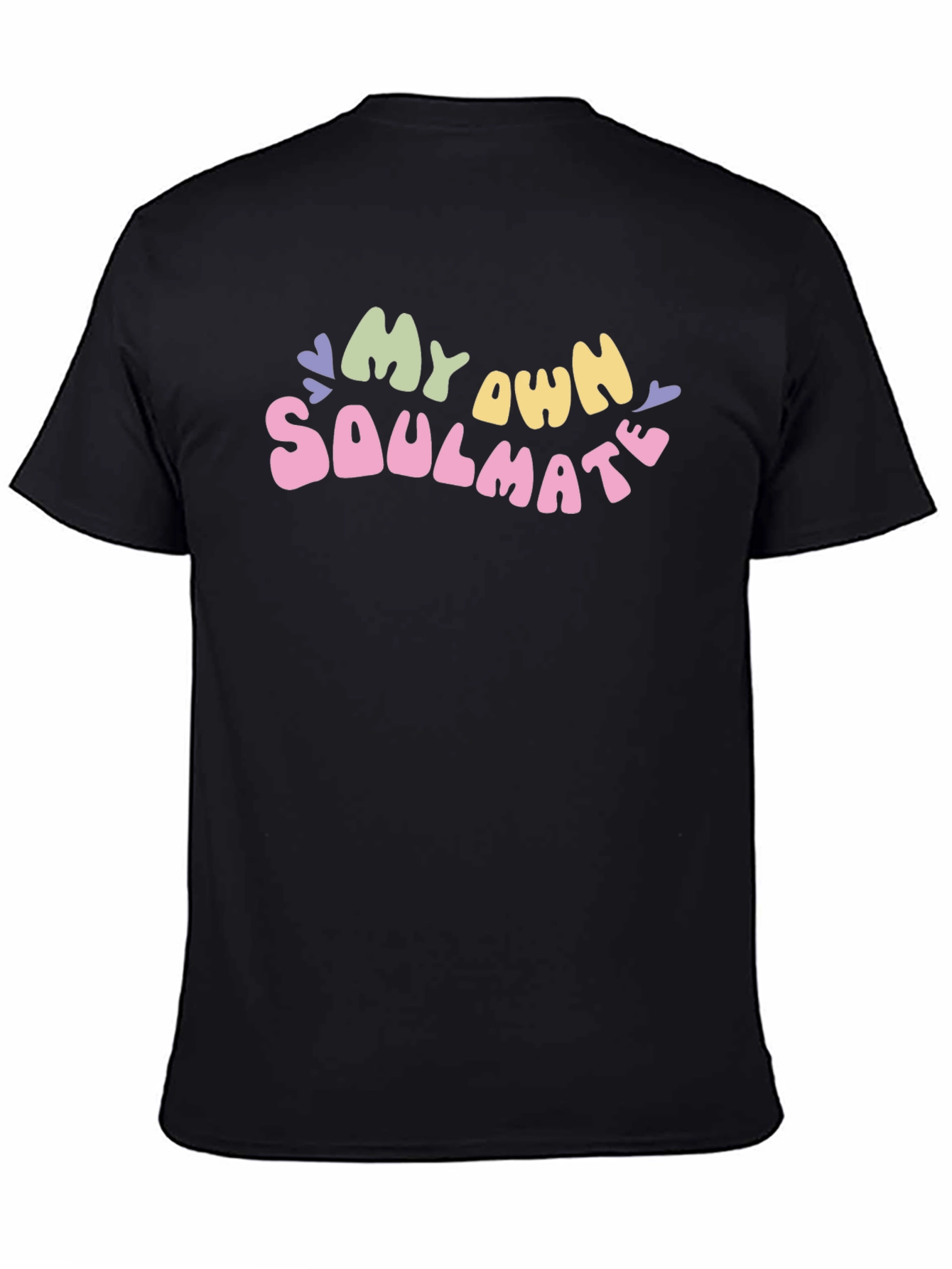 Black My Own Soulmate Graphic T-Shirt - Trendy & Unique view 4