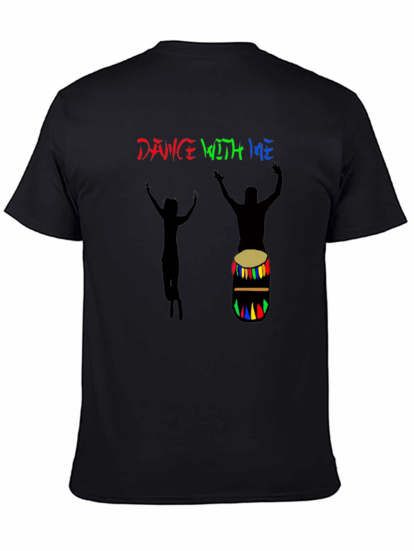 Black Dance With Me Graphic Tee view 4