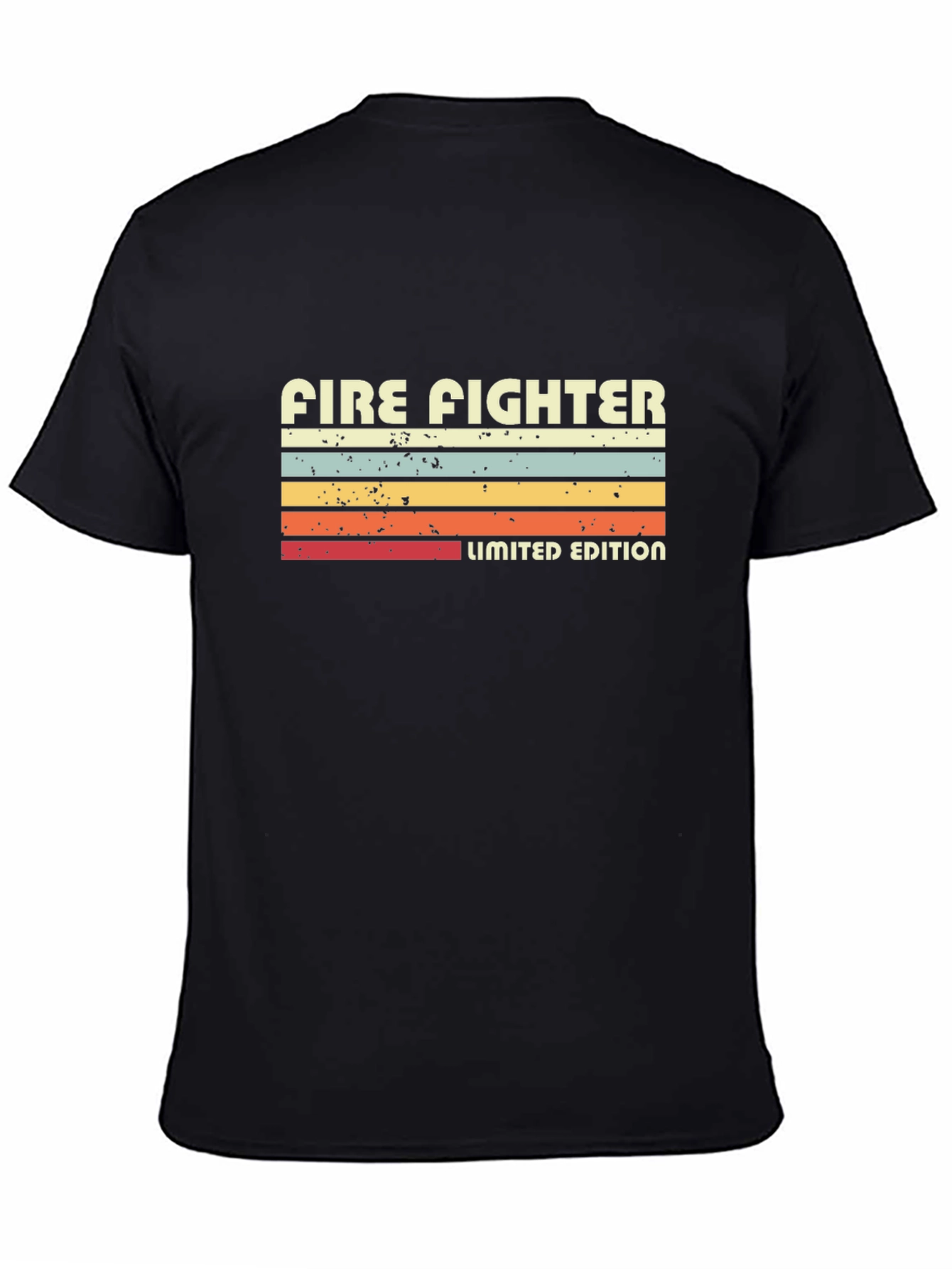 Black Firefighter Limited Edition Graphic Tee view 4