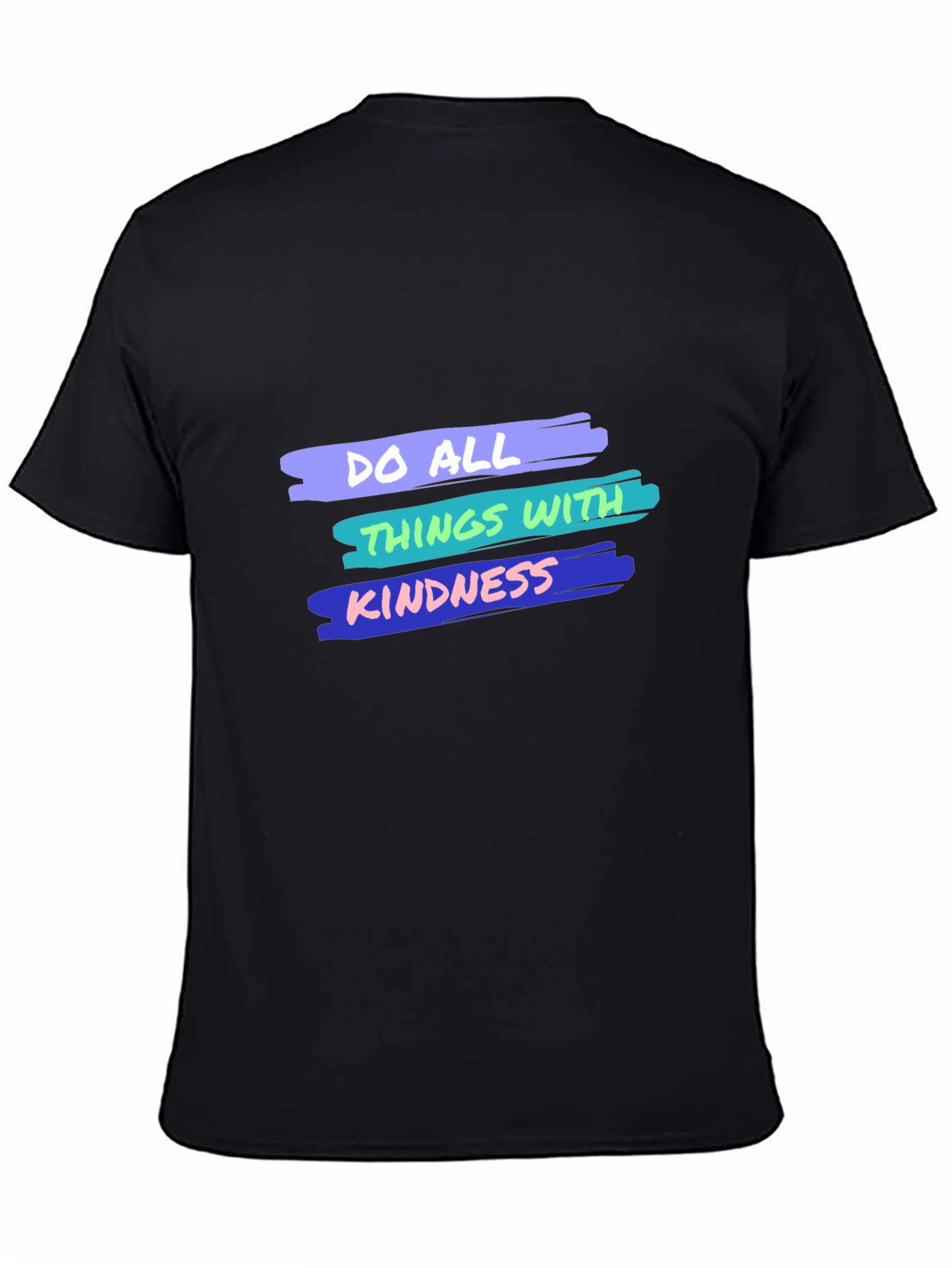 Black Kindness Graphic Tee - Unisex Casual T-Shirt view 4