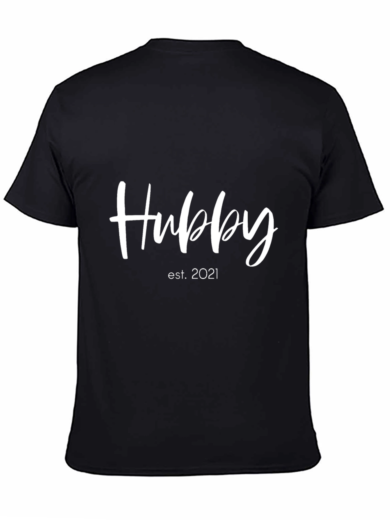 Hubby Est. 2021 T-Shirt - Newlywed Gift - 4