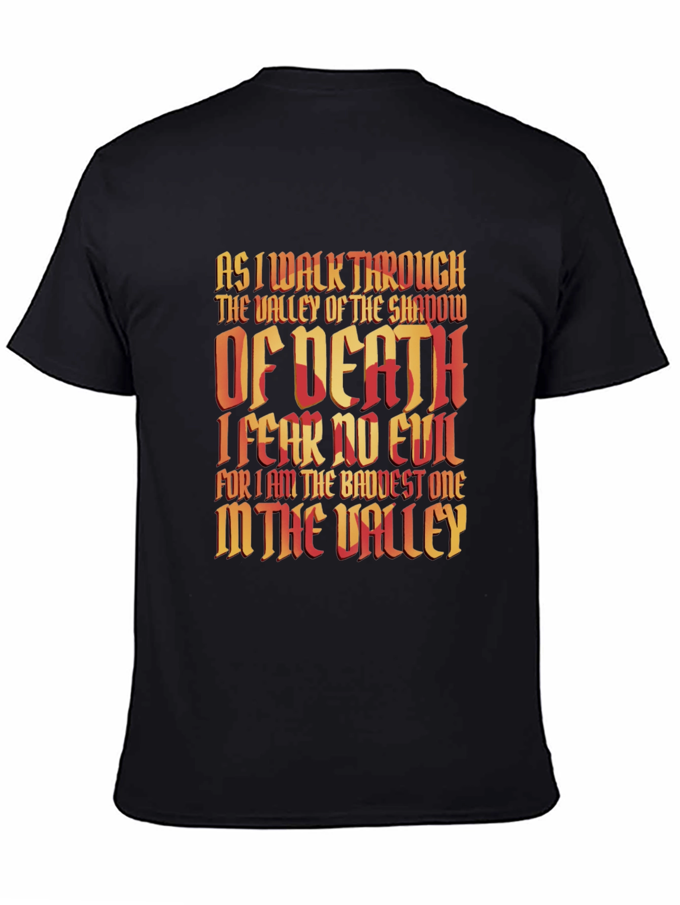 Black Valley of Death T-Shirt - Bad One Graphic Tee view 4