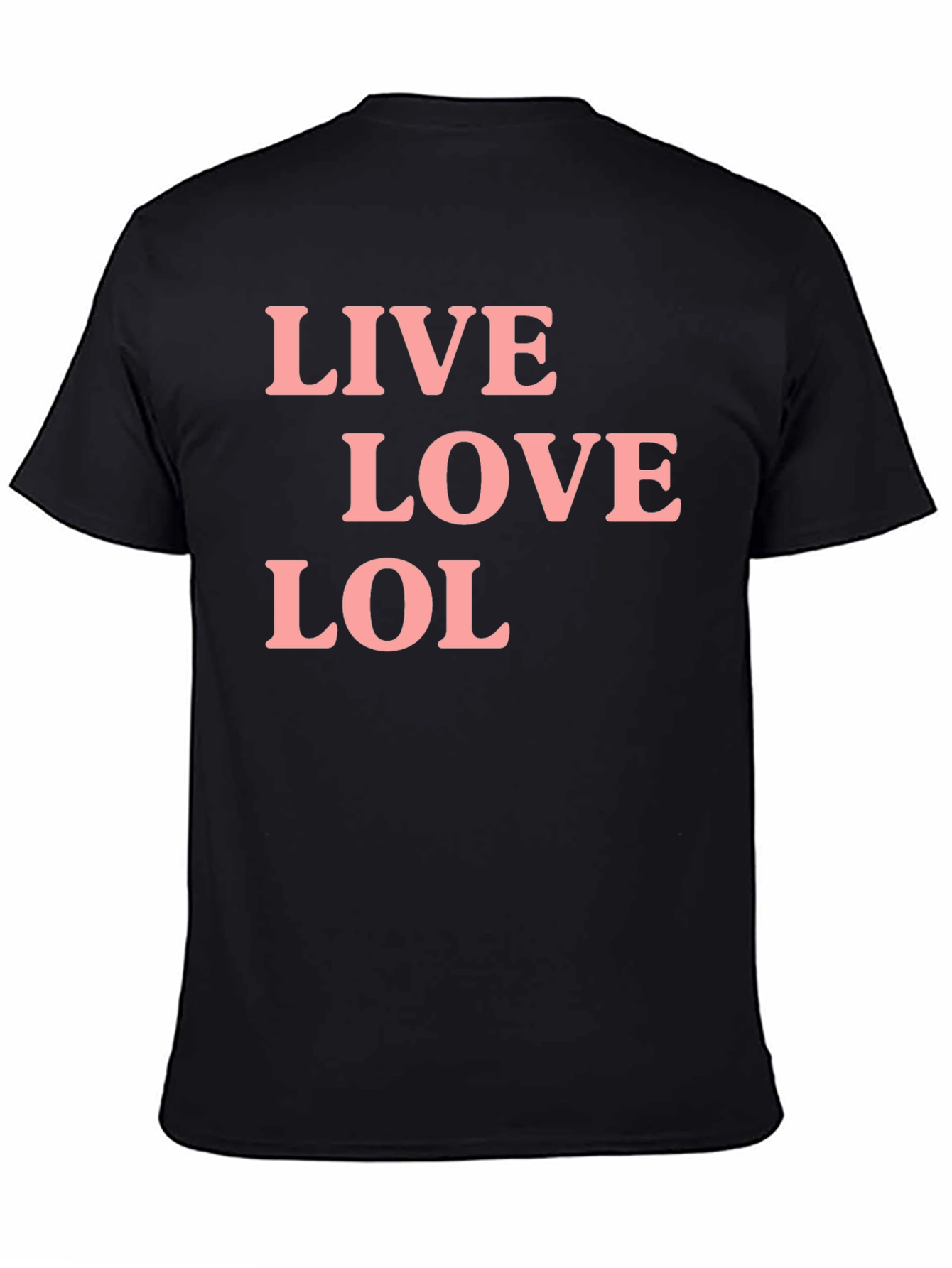 Black Live Love LOL Graphic Tee view 4