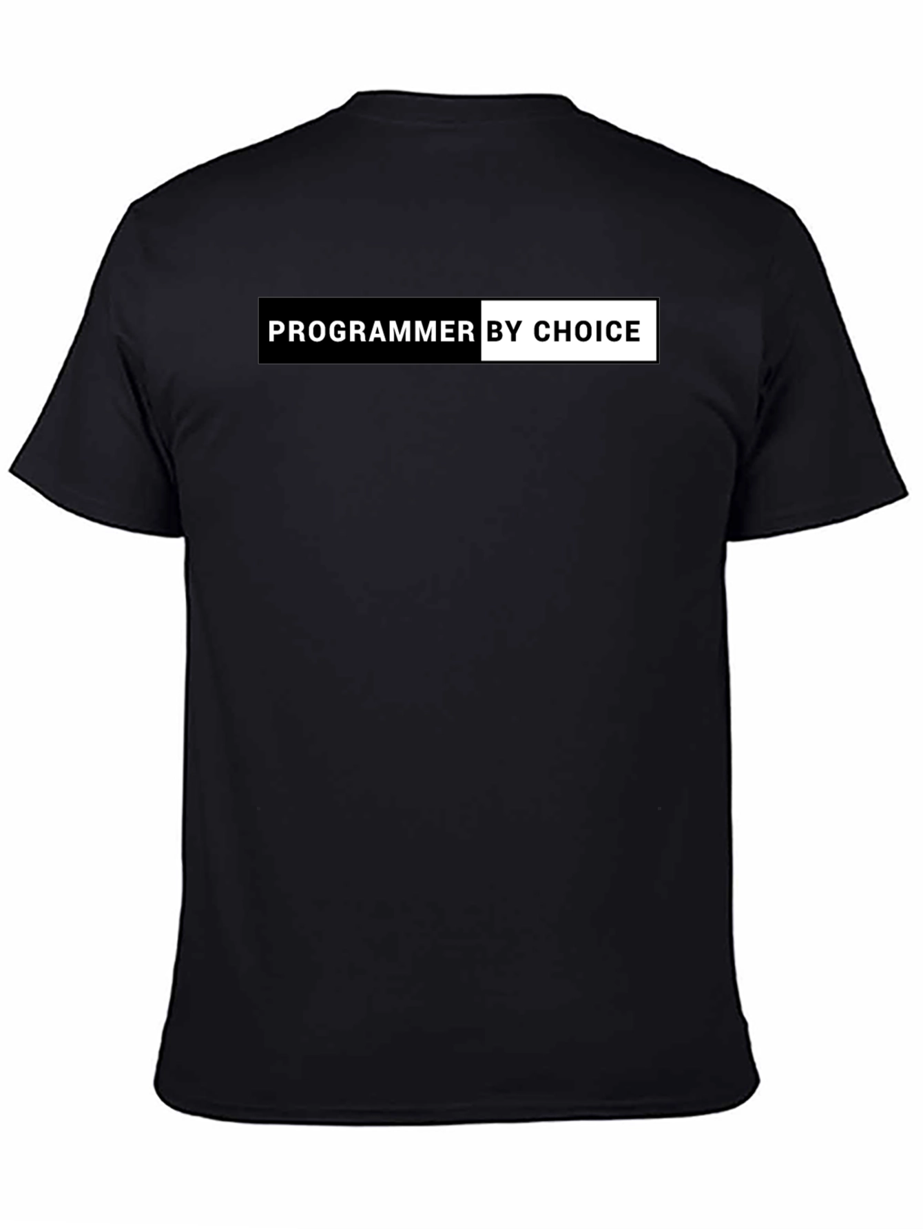 Black Programmer By Choice Black Graphic T-Shirt view 4
