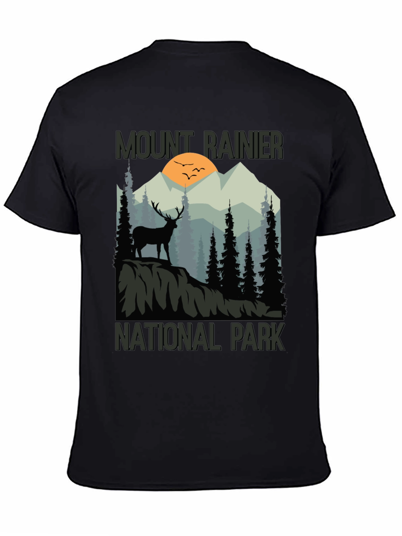 Mount Rainier National Park Graphic T-Shirt - 4