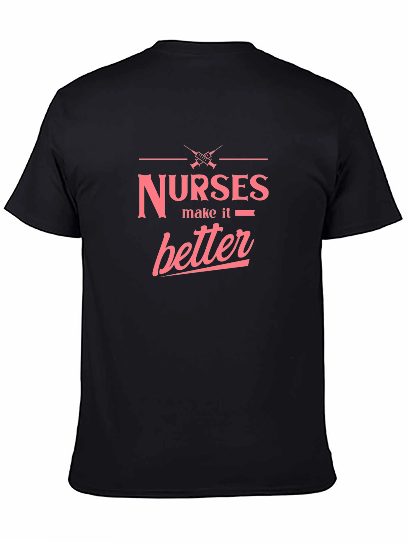 Black Nurses Make It Better Black T-Shirt view 4