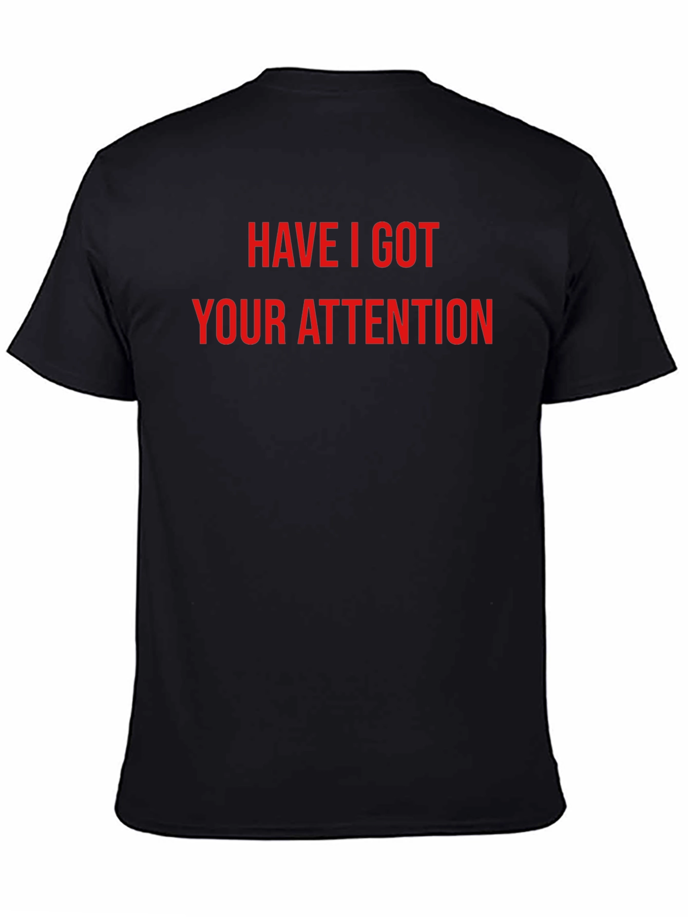Black Attention Grabbing Graphic Tee view 4