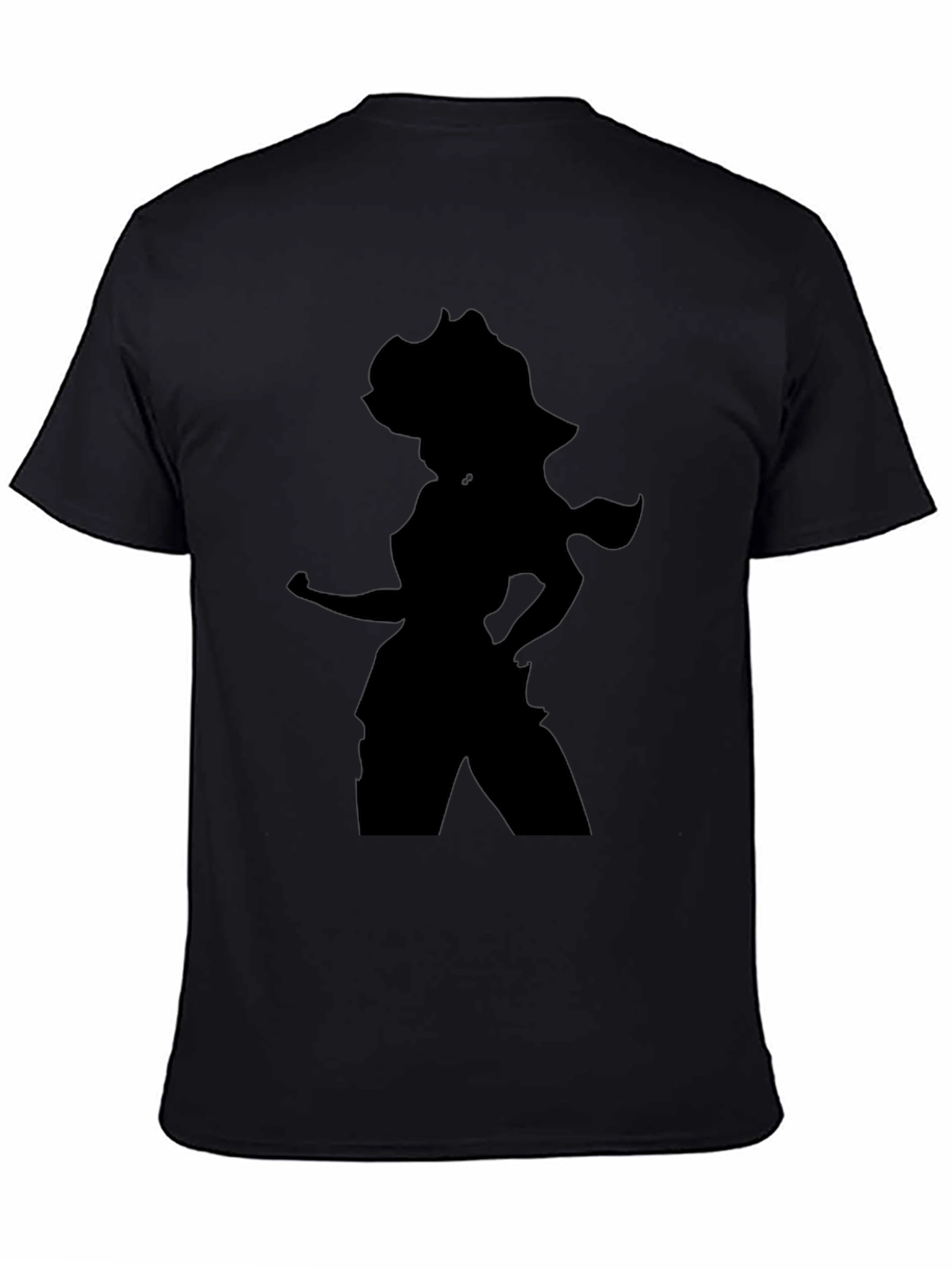 Black Silhouette Graphic T-Shirt - Black view 4