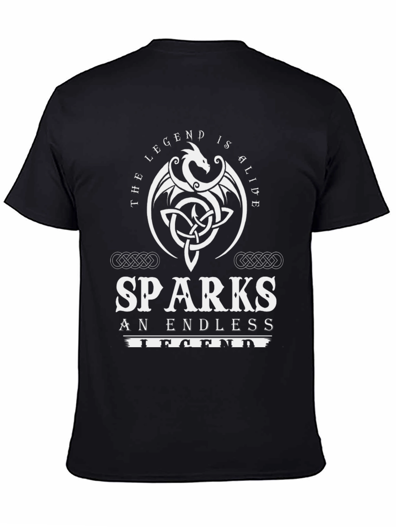 Black Dragon Legend T-Shirt - Sparks, Endless Legend view 4