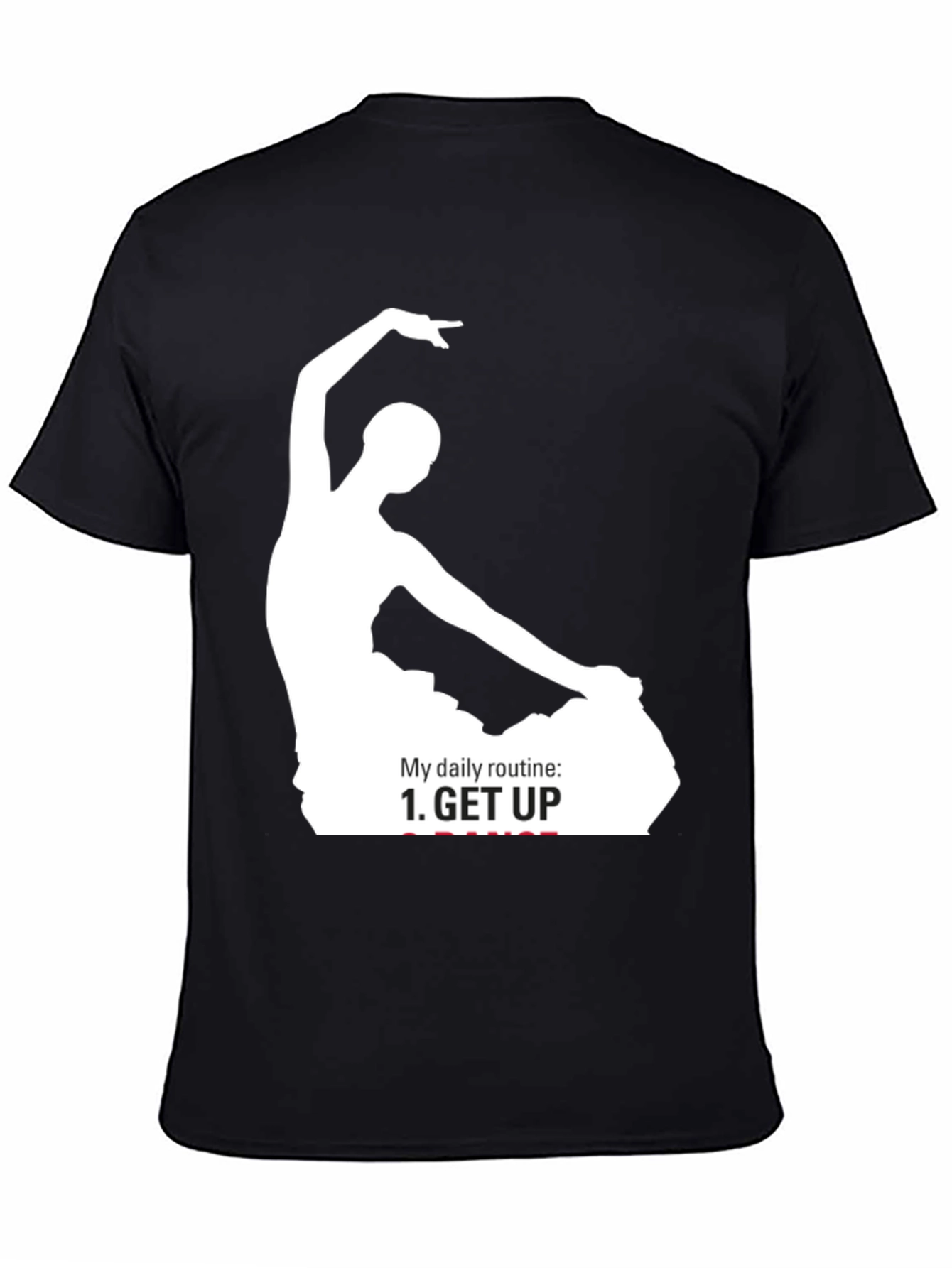 Black Dance Routine Graphic Tee view 4