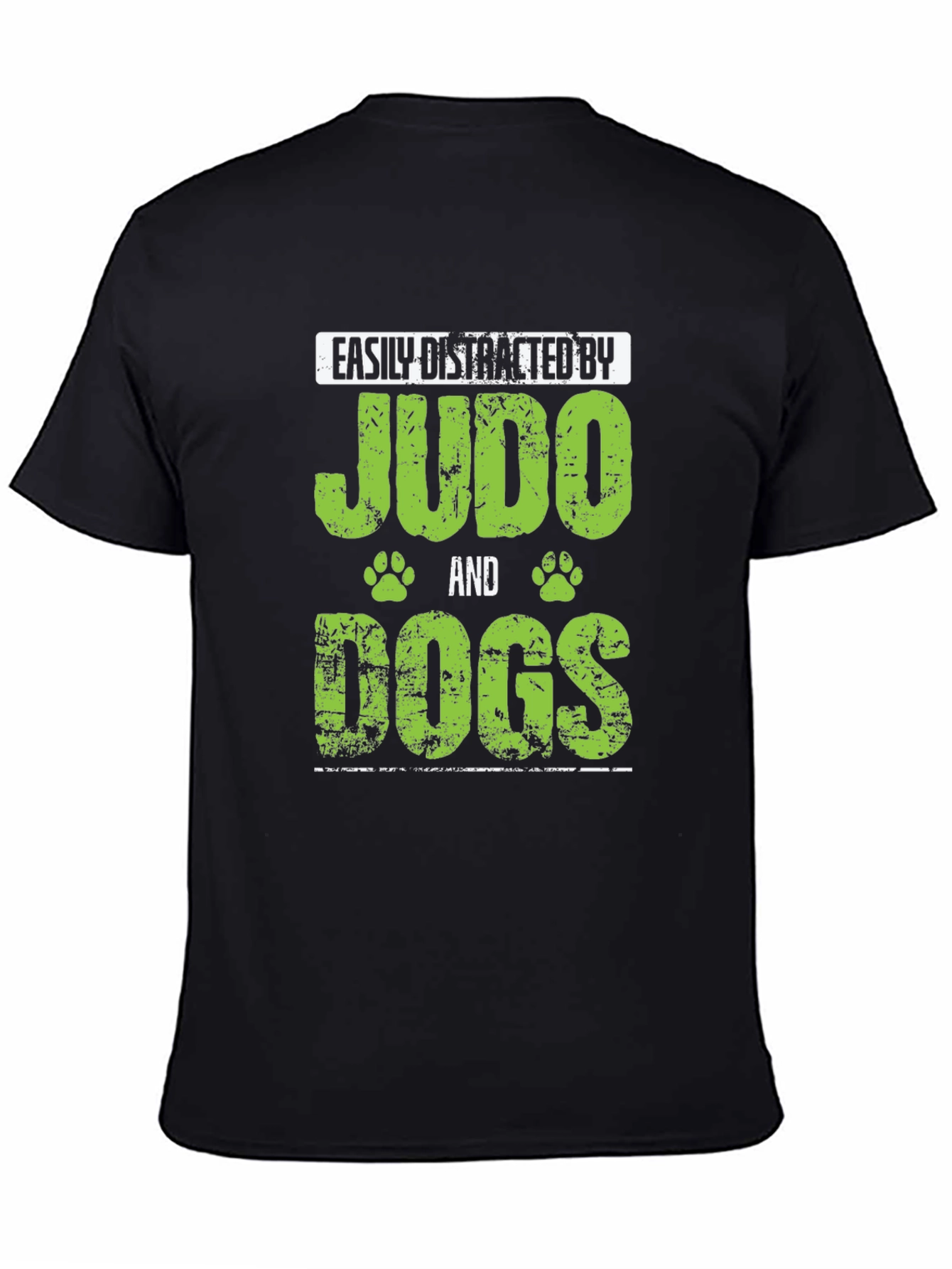 Black Judo and Dogs T-Shirt view 4