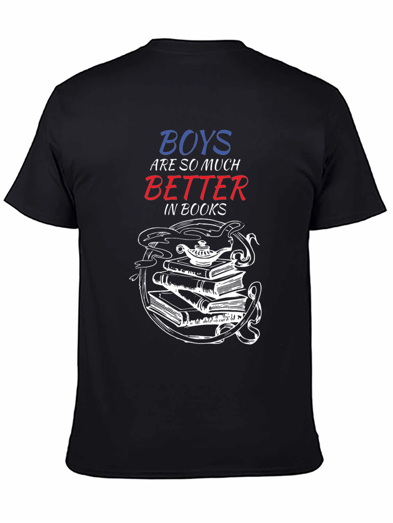 Black Boys are So Much Better In Books T-Shirt view 4