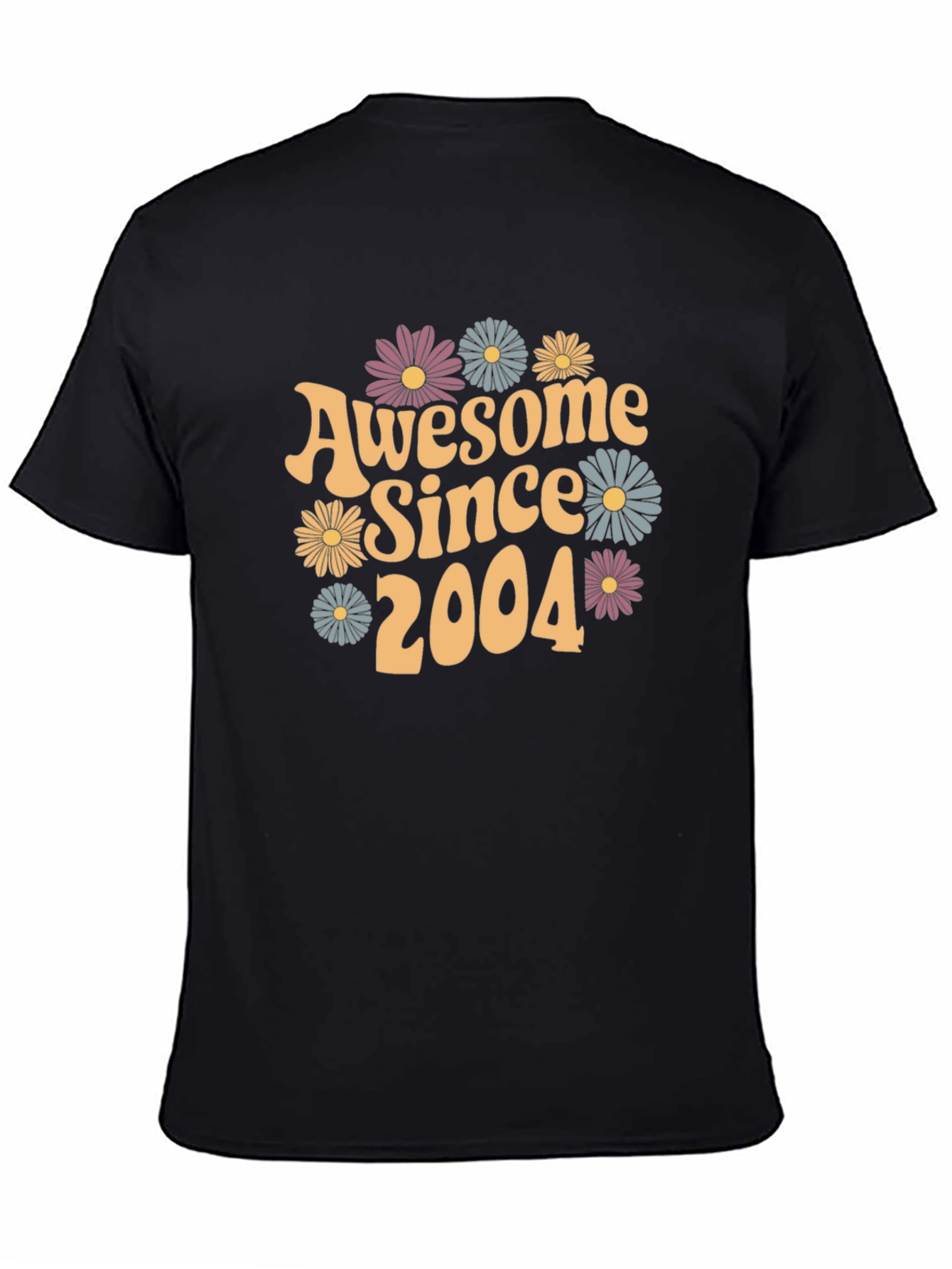 Black Awesome Since 2004 Graphic Tee view 4