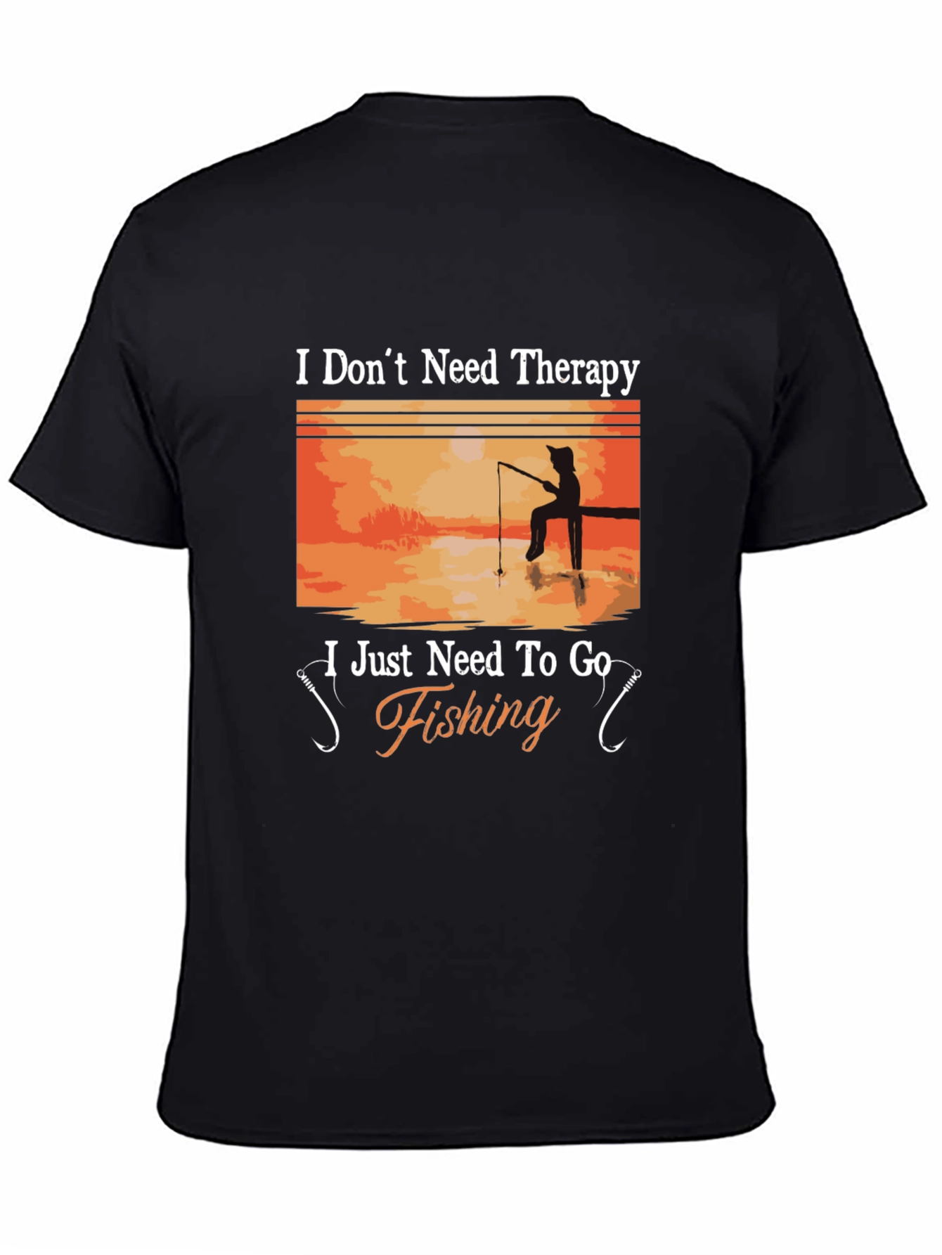 Fishing Therapy T-Shirt - Angler's Humor Tee - 4