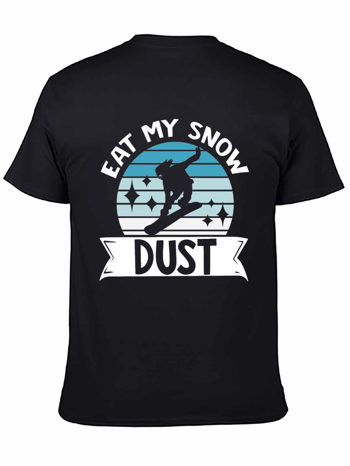 Black Eat My Snow Dust Graphic Tee view 4