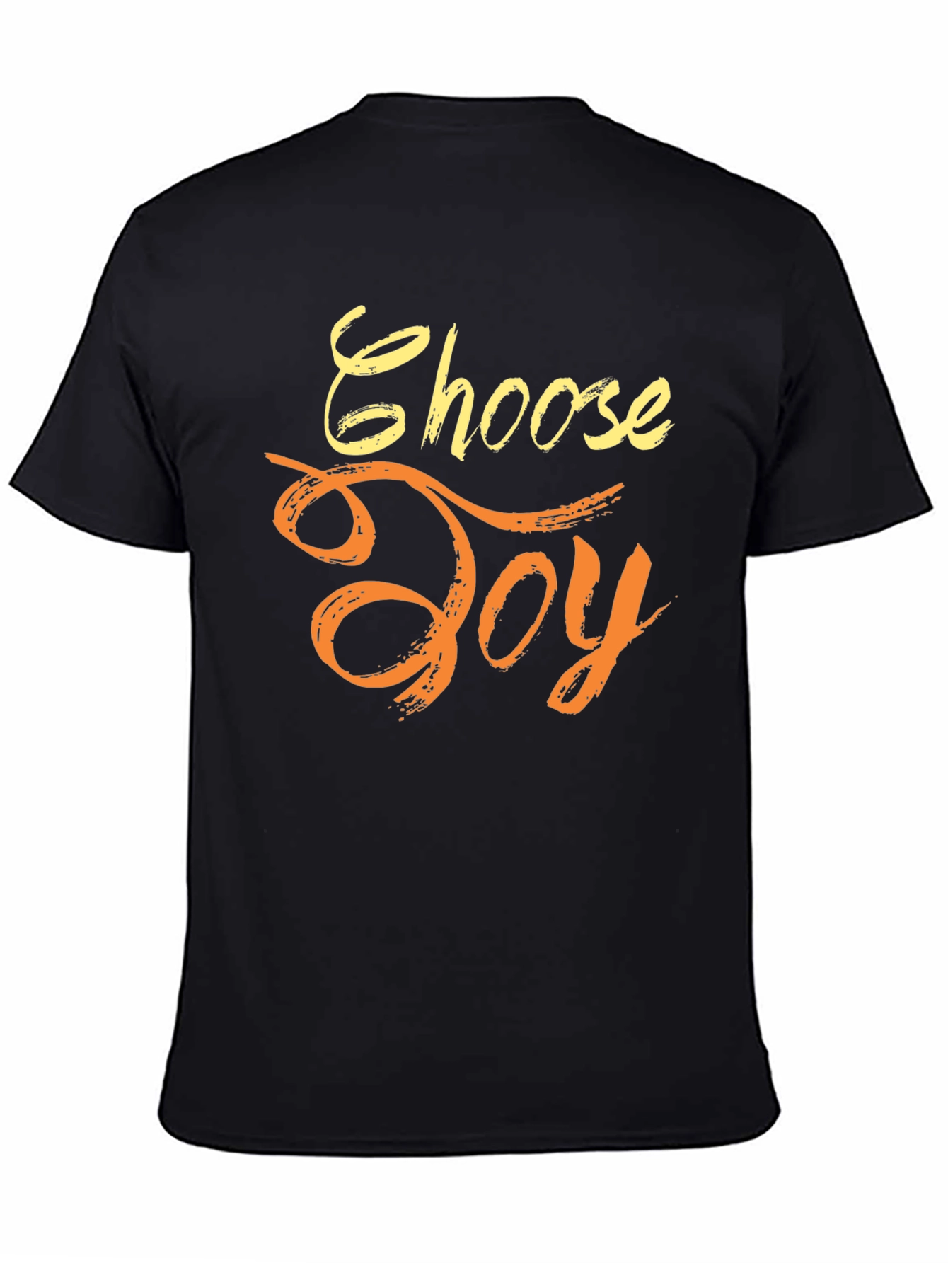 Black Choose Joy Graphic T-Shirt view 4