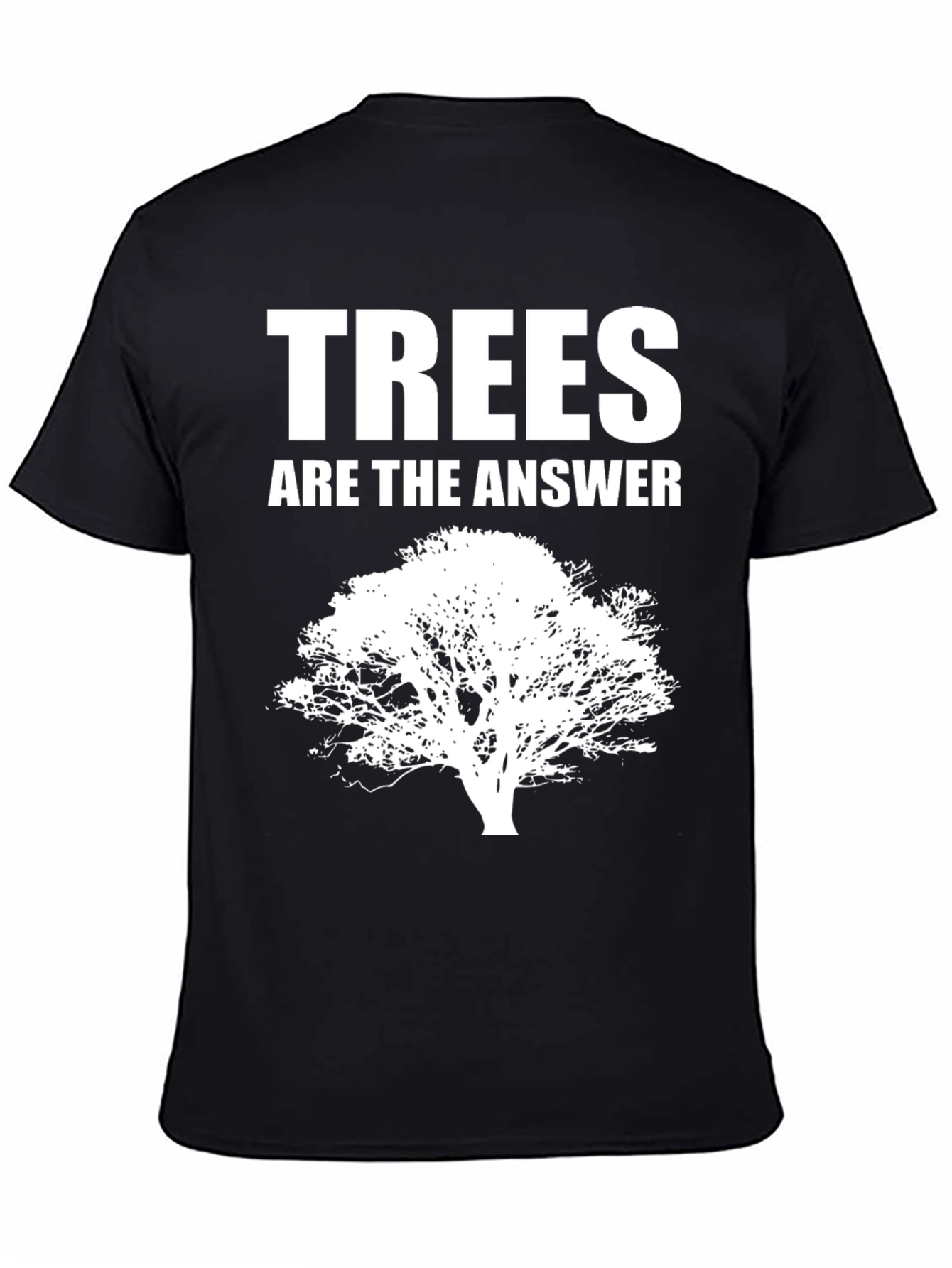 Black Trees Are The Answer - Unisex Graphic Tee view 4