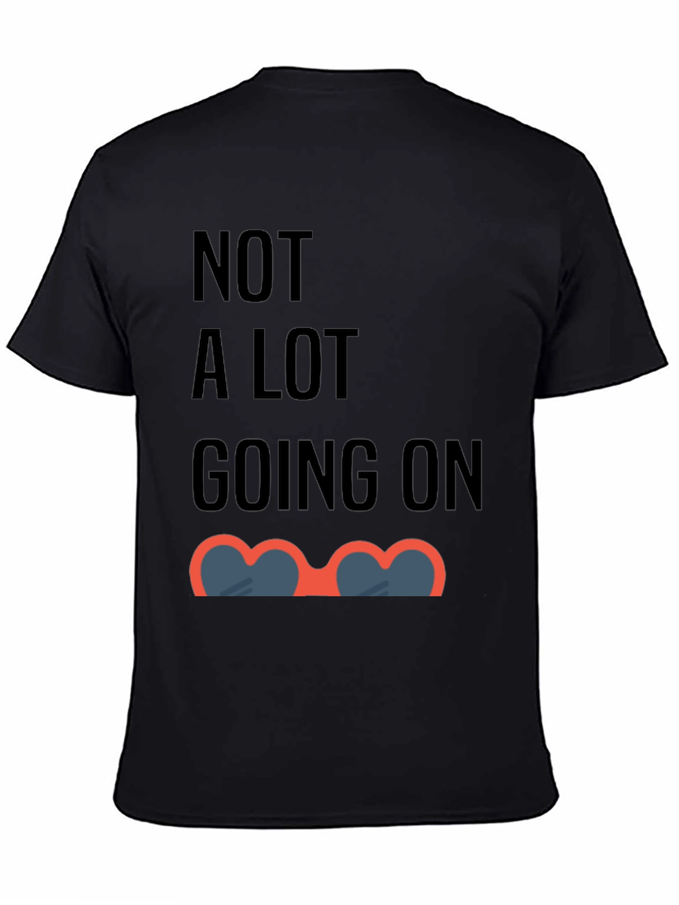 Black Funny 'Not A Lot Going On' Graphic Tee view 4
