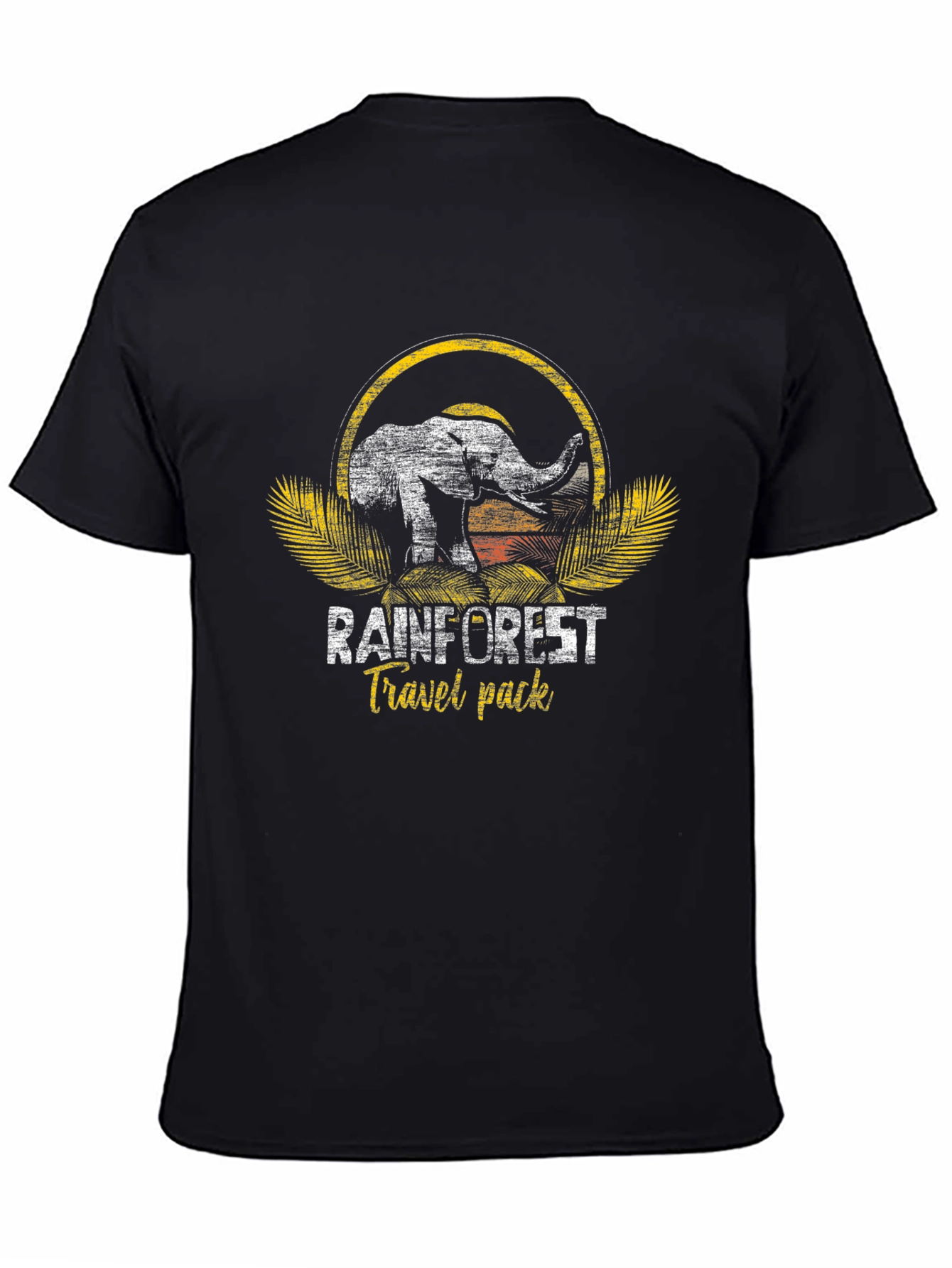 Black Rainforest Travel Pack Graphic Tee view 4
