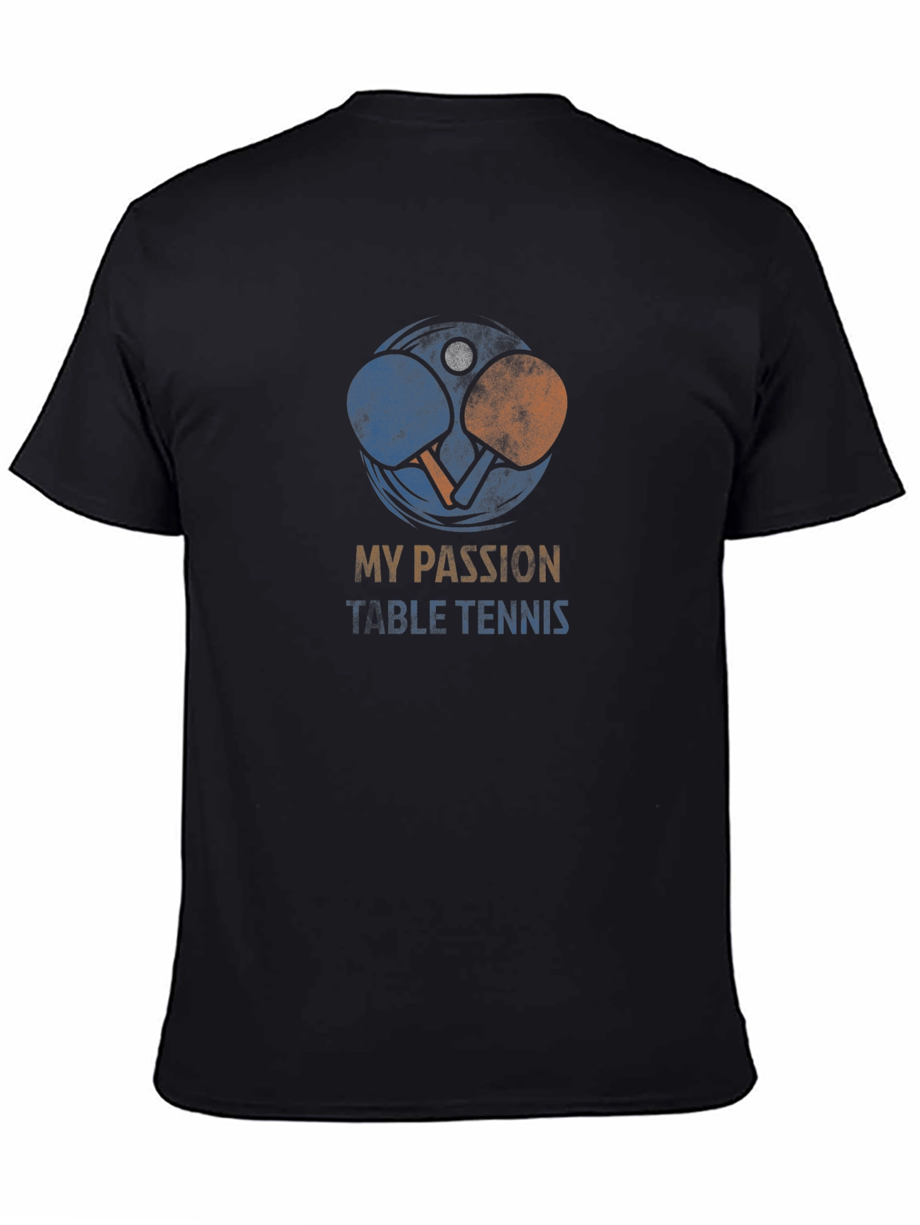 Black My Passion Table Tennis Graphic Tee view 4