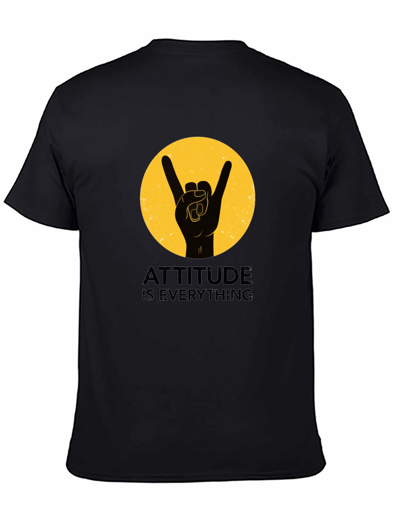 Black Attitude is Everything Graphic Tee view 4