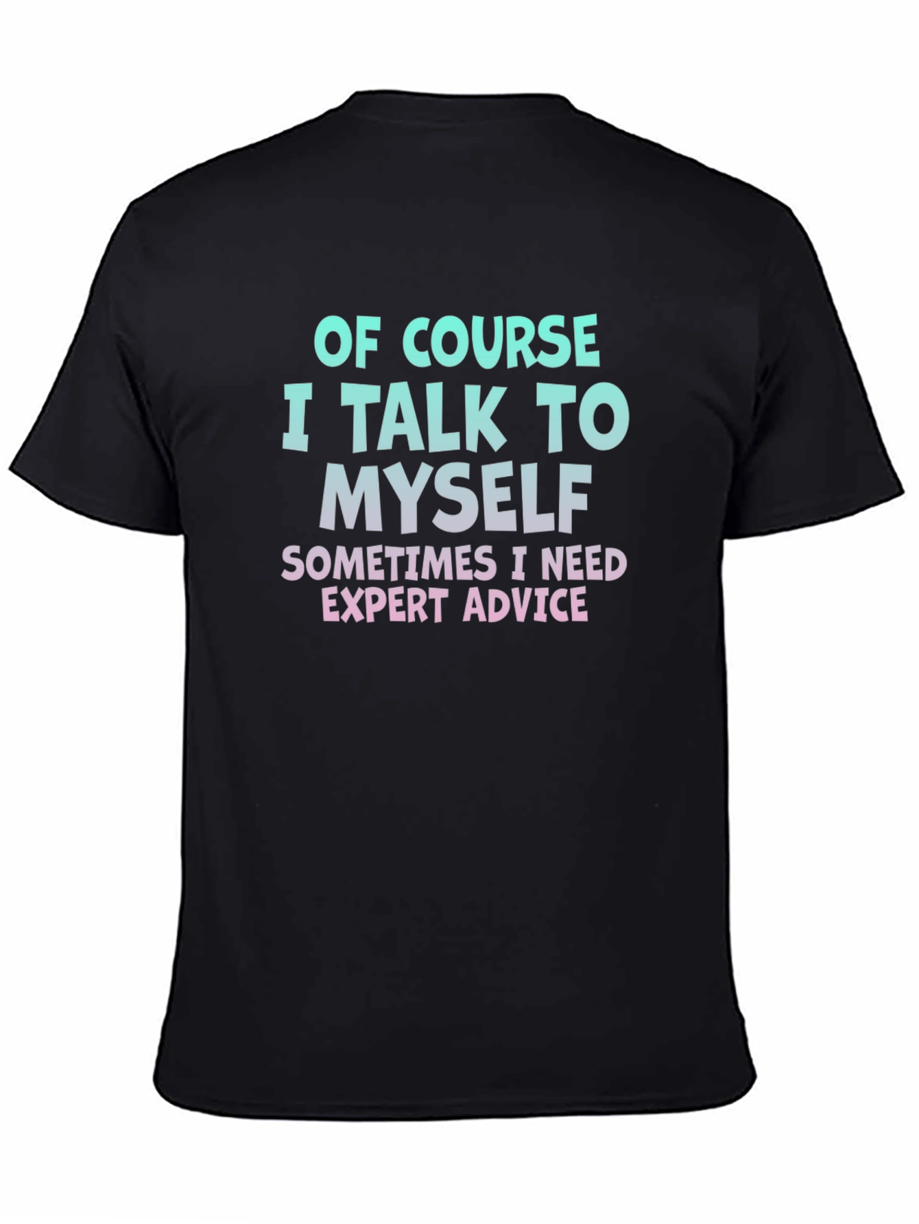 Black Expert Advice T-Shirt view 4