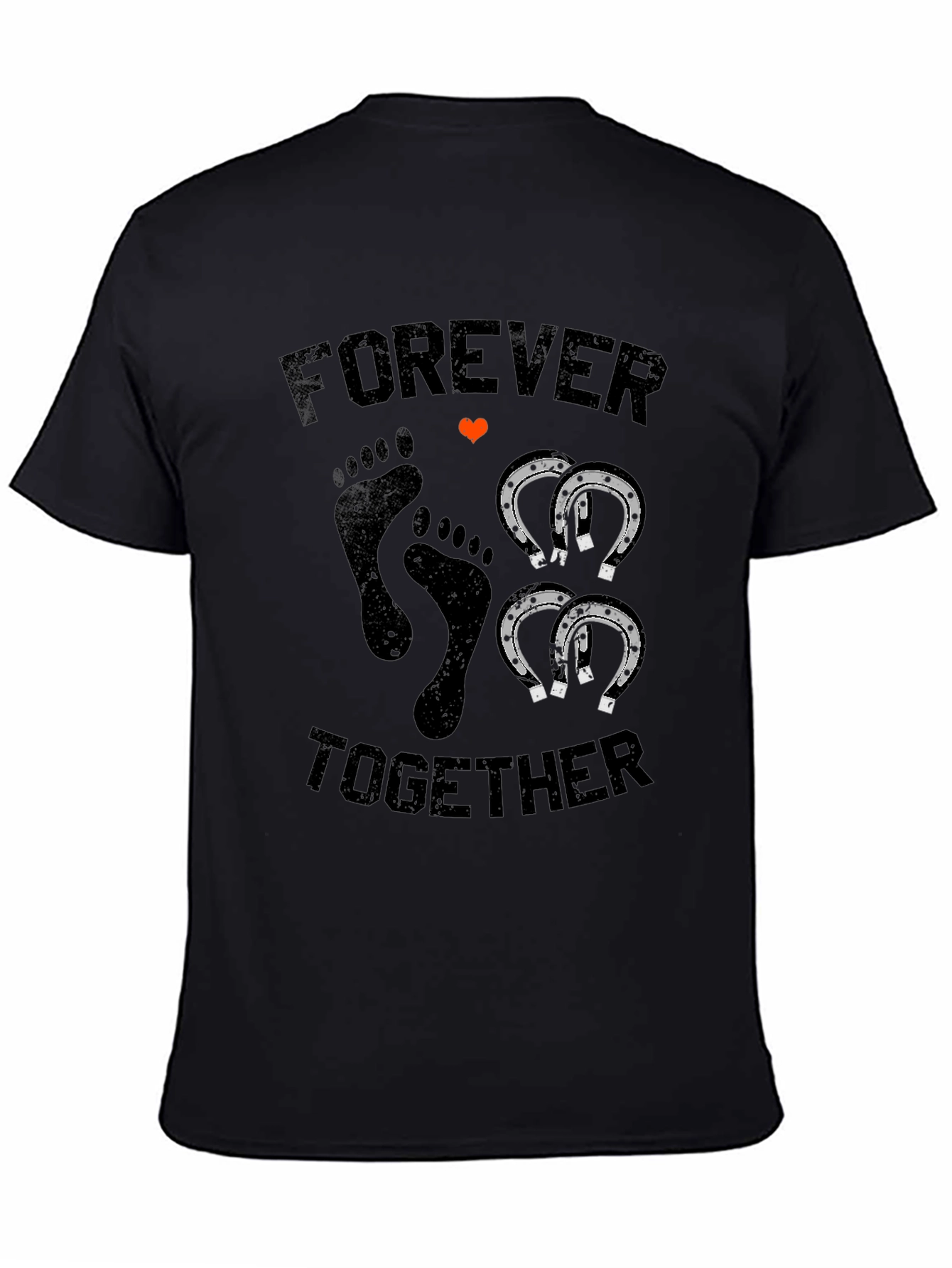 Black Forever Together Graphic Tee view 4