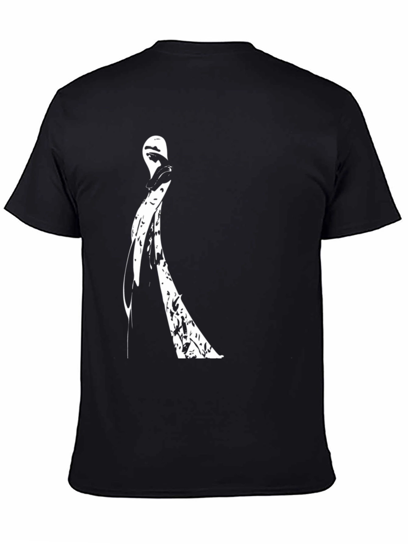 Black Modern Art Black T-Shirt view 4