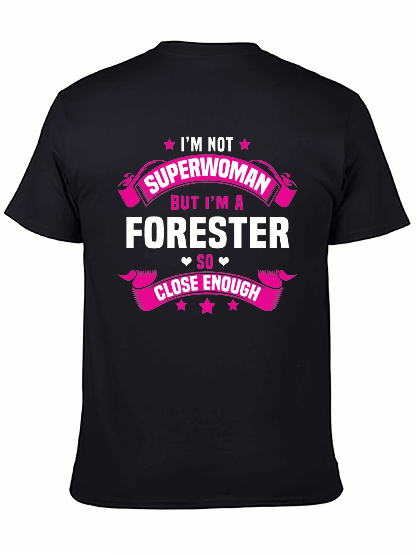 Black Forester T-Shirt - Superwoman Close Enough view 4