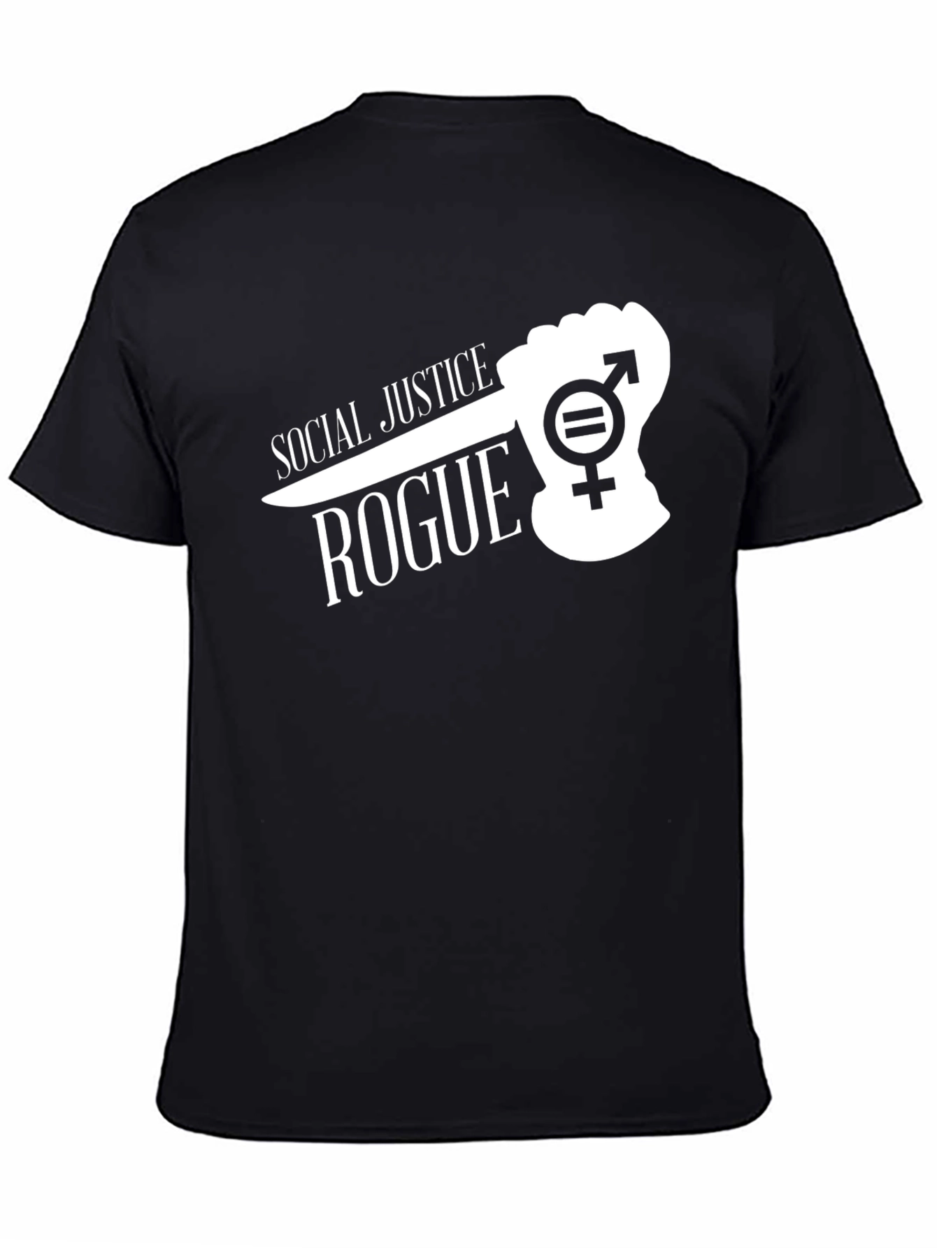 Black Social Justice Rogue T-Shirt Equality Symbol view 4