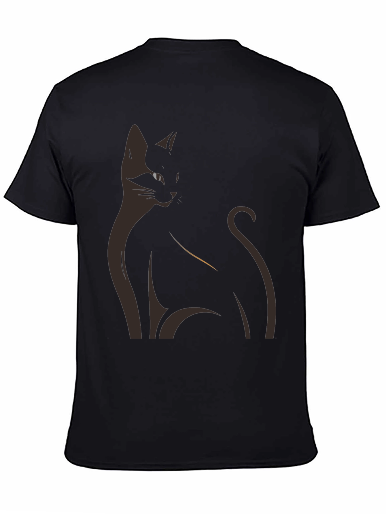 Black Black Cat Graphic T-Shirt - Stylish & Comfortable view 4