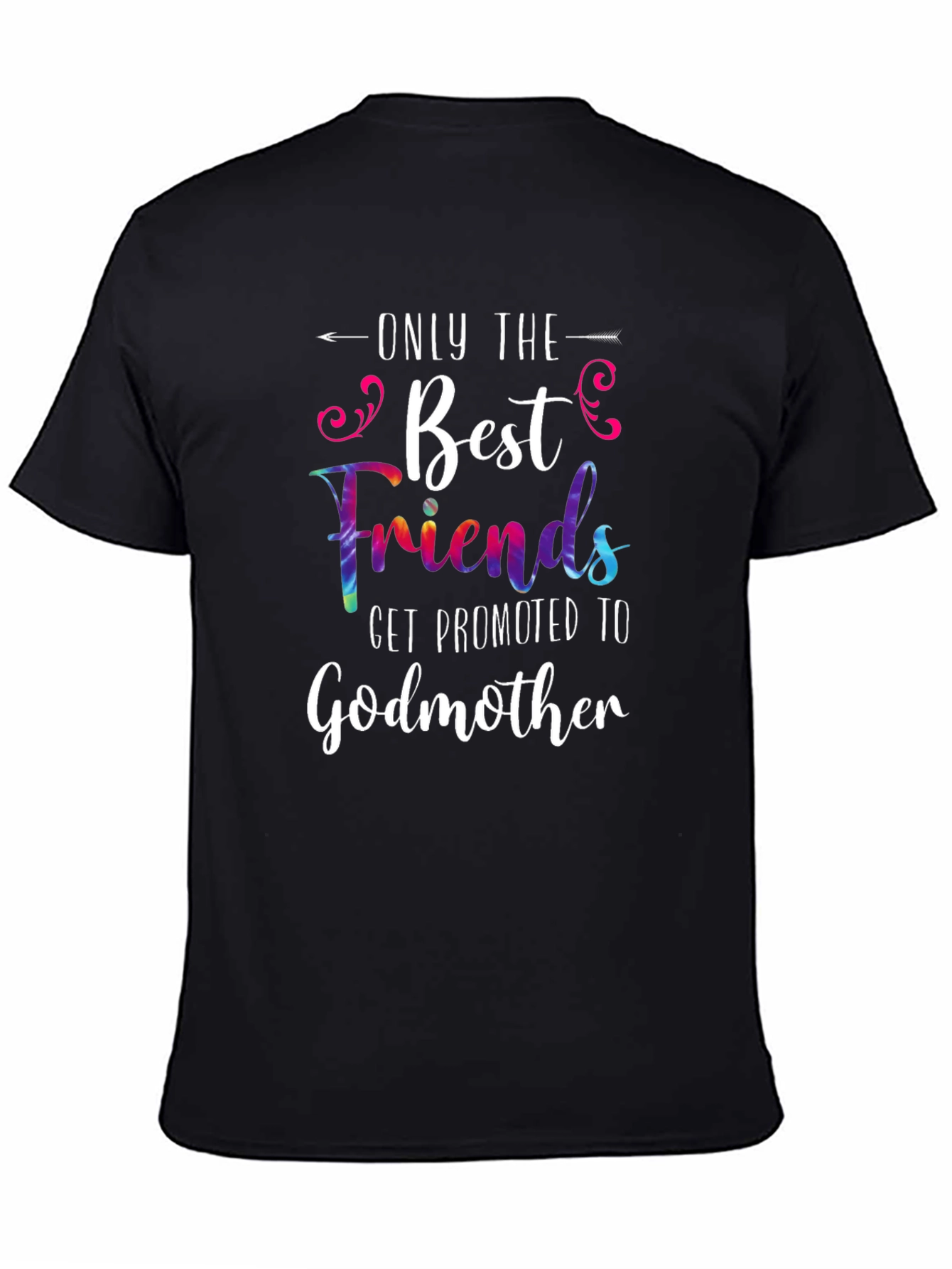 Black Best Friends Godmother Graphic Tee view 4
