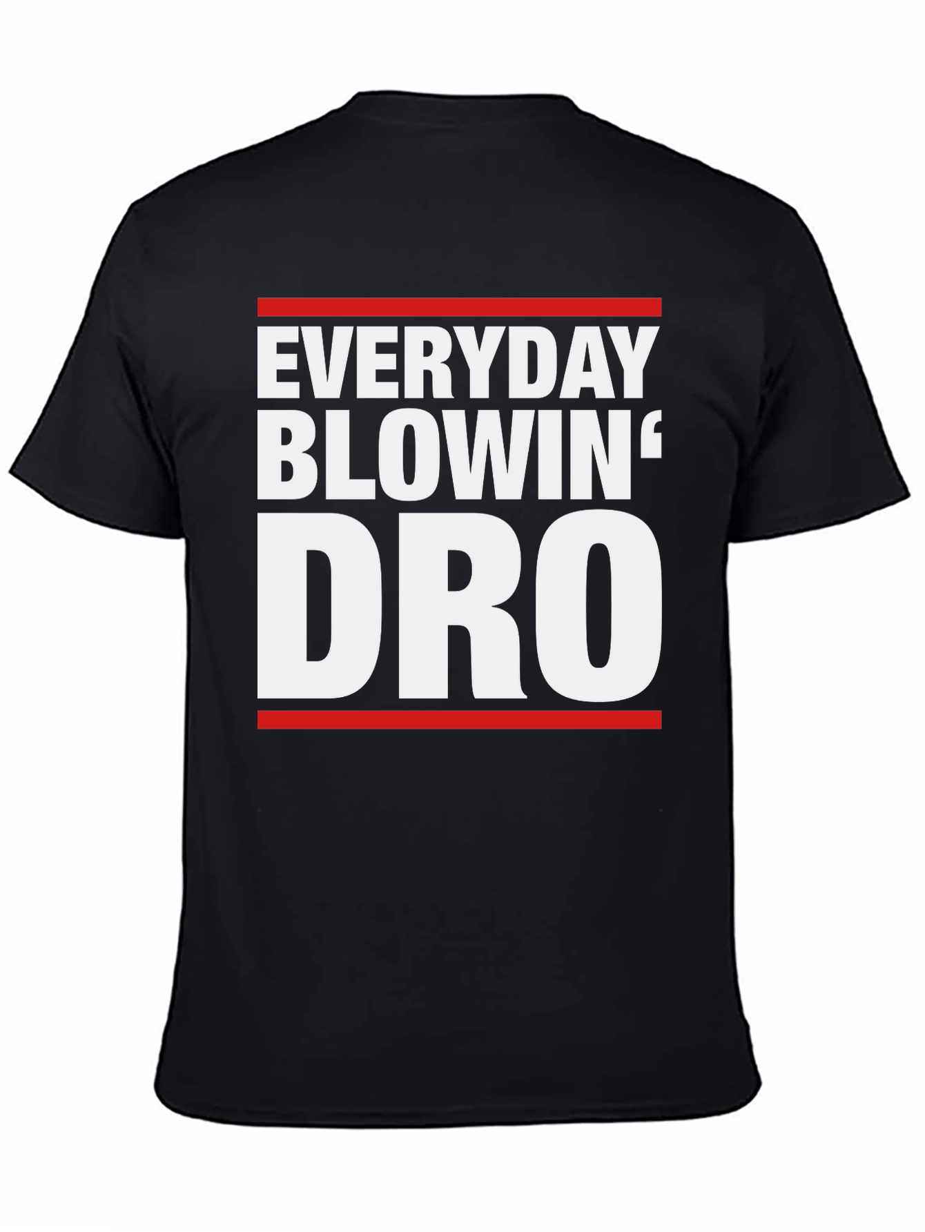 Black Everyday Blowing' DRO T-Shirt view 4