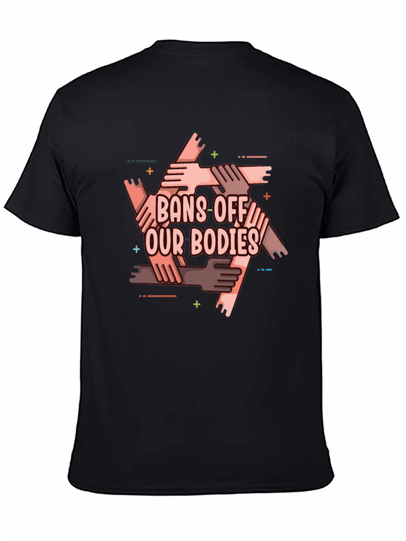 Black Bans Off Our Bodies Graphic Tee view 4