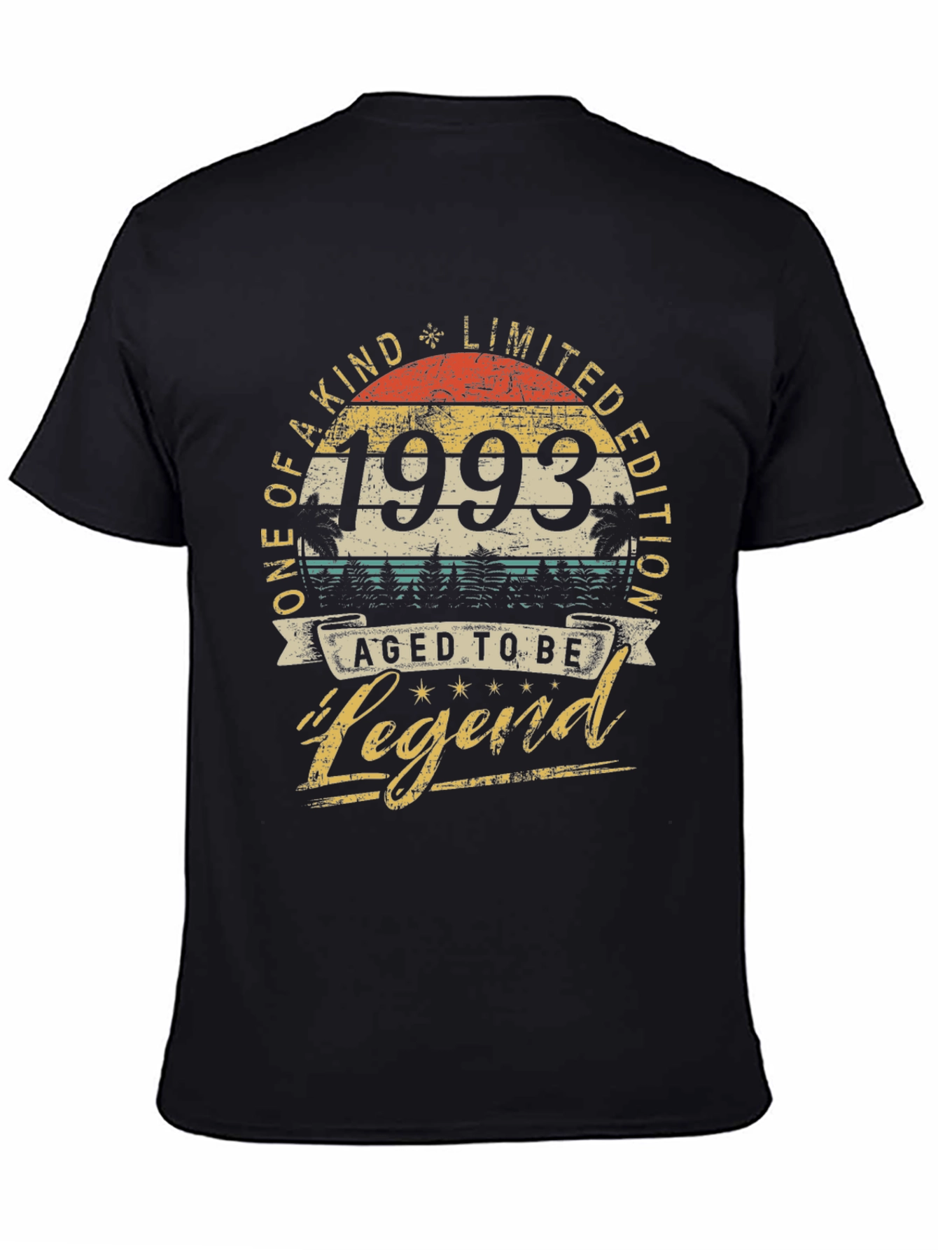 Black 1993 Aged to Be Legend Graphic Tee view 4