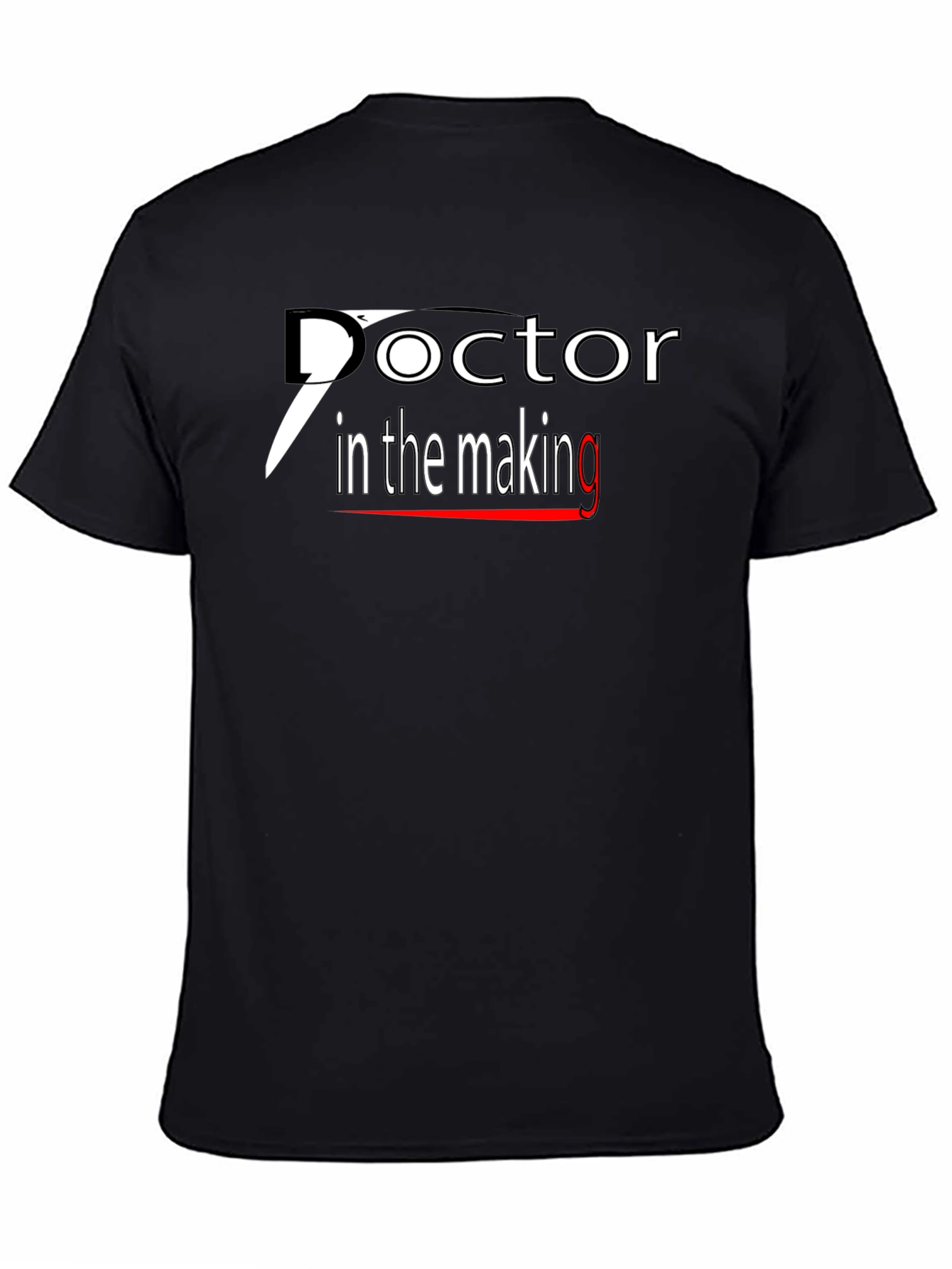 Black Doctor in the Making T-Shirt - Medical School Student view 4