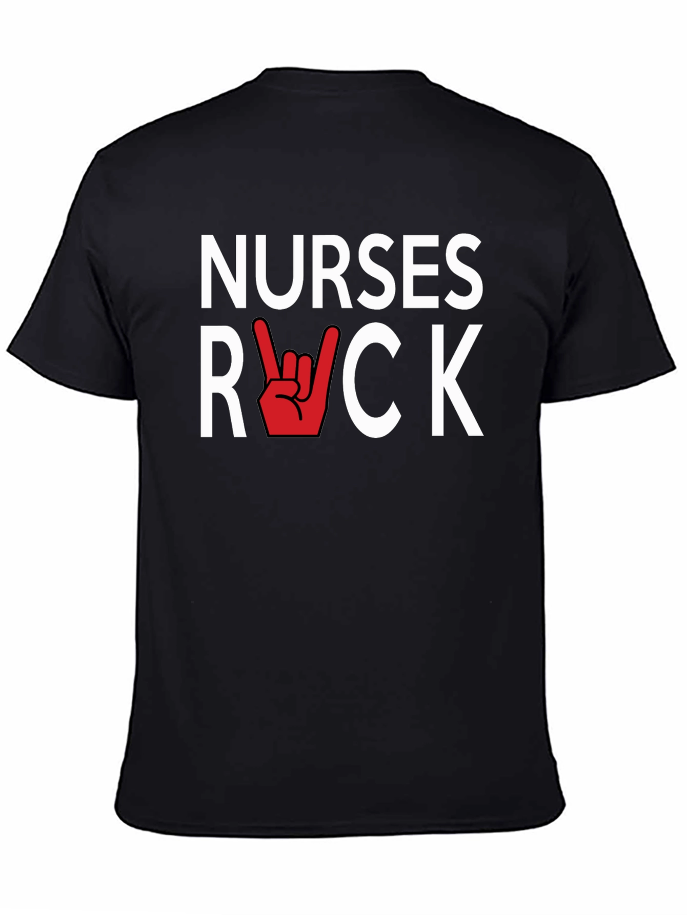Black Nurses Rock Graphic Tee - Stylish & Comfortable view 4