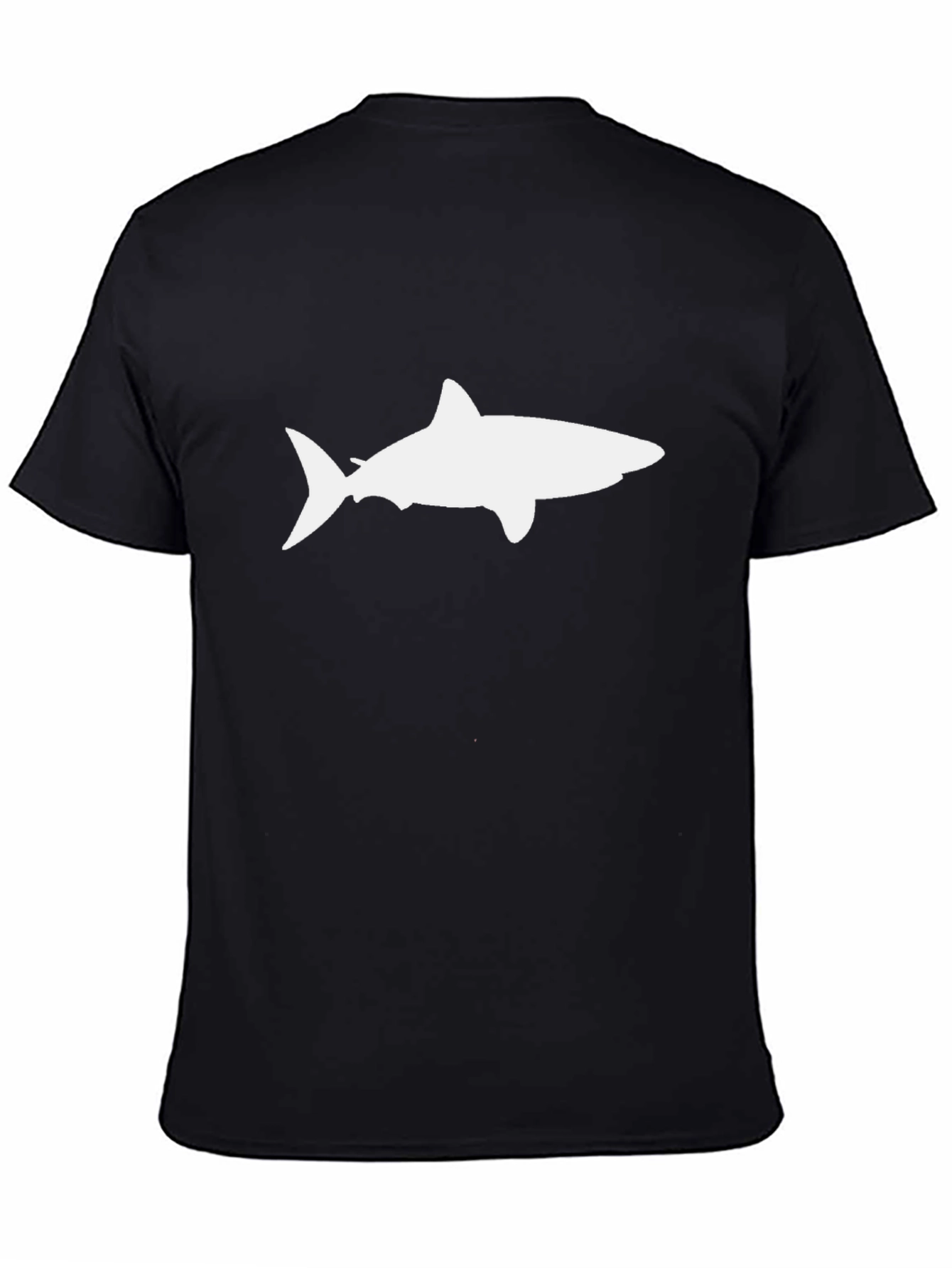 Black Shark Graphic Black T-Shirt view 4
