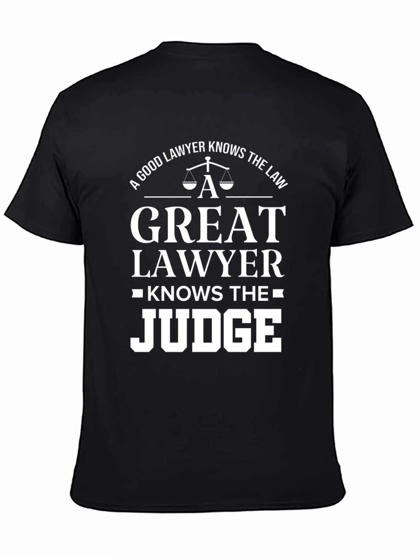 Black Lawyer Knows Judge Graphic Tee view 4