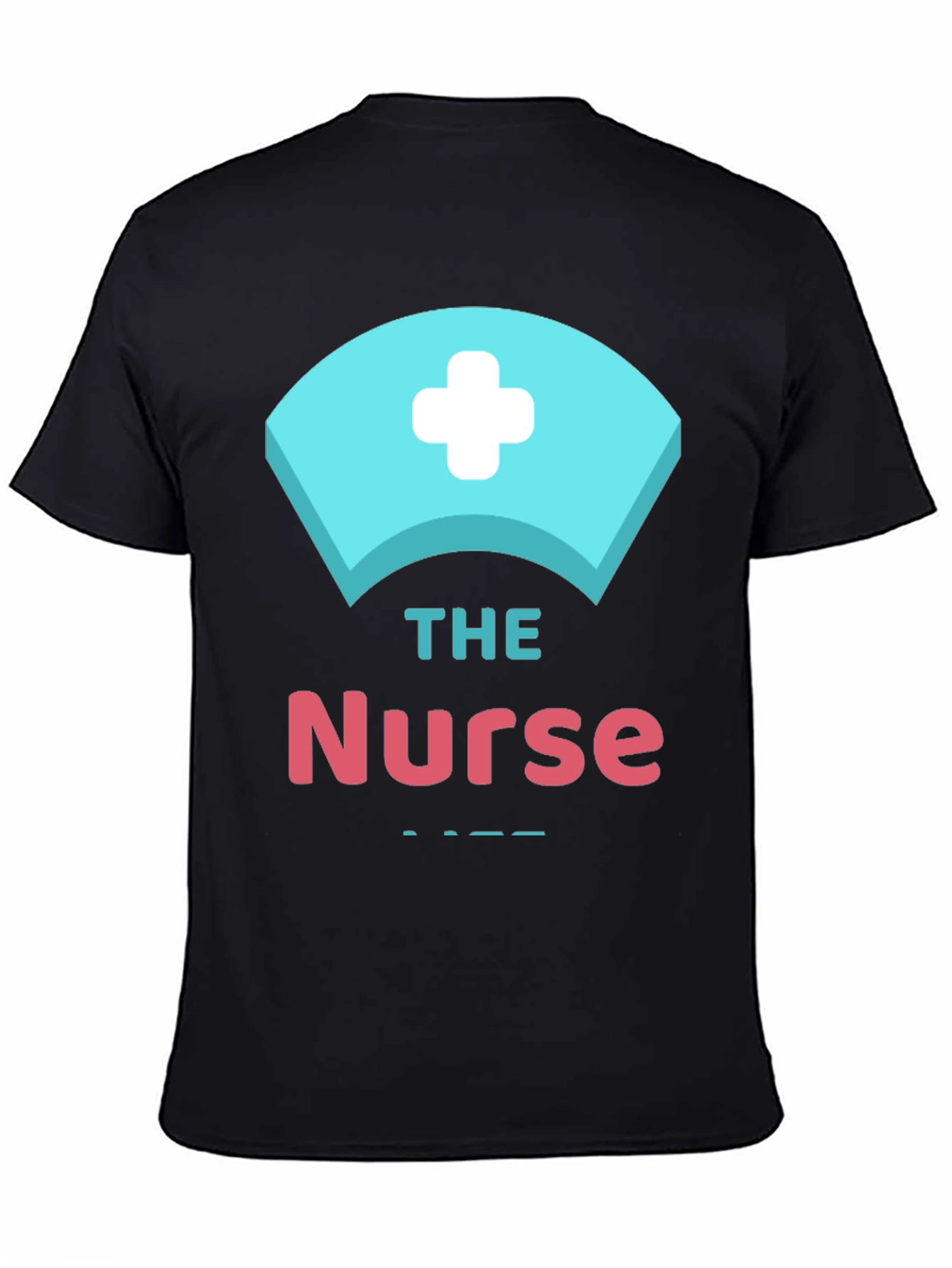 Black The Nurse Graphic Tee - Medical Apparel view 4