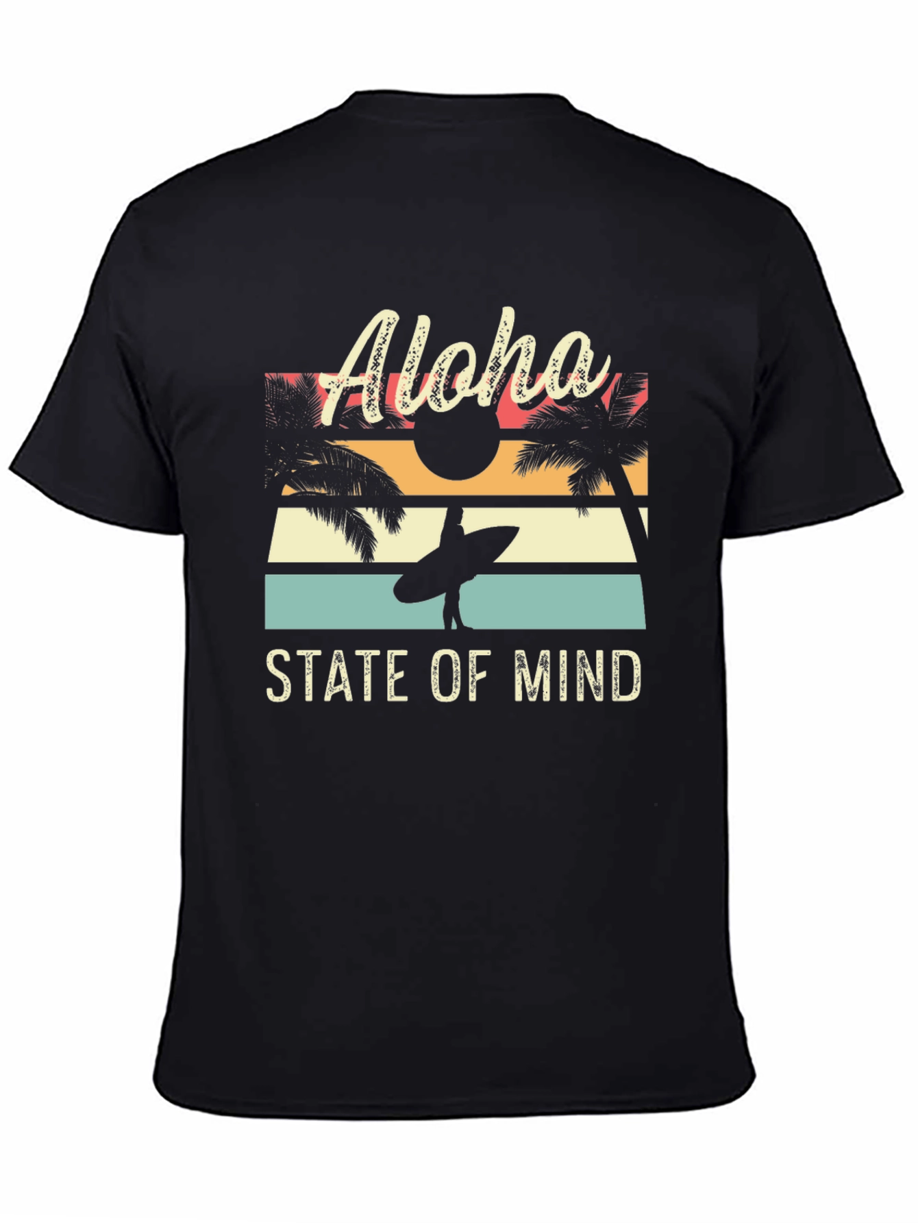 Black Aloha State of Mind T-Shirt view 4