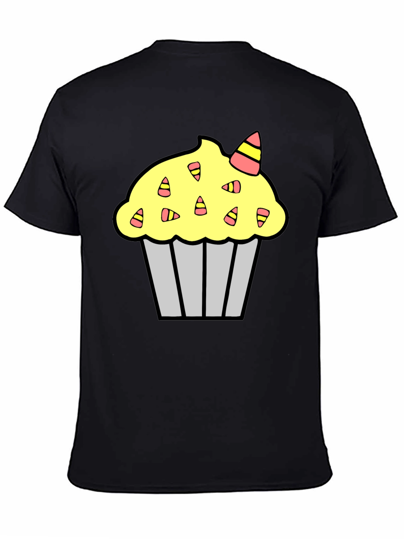 Black Cupcake Graphic T-Shirt view 4