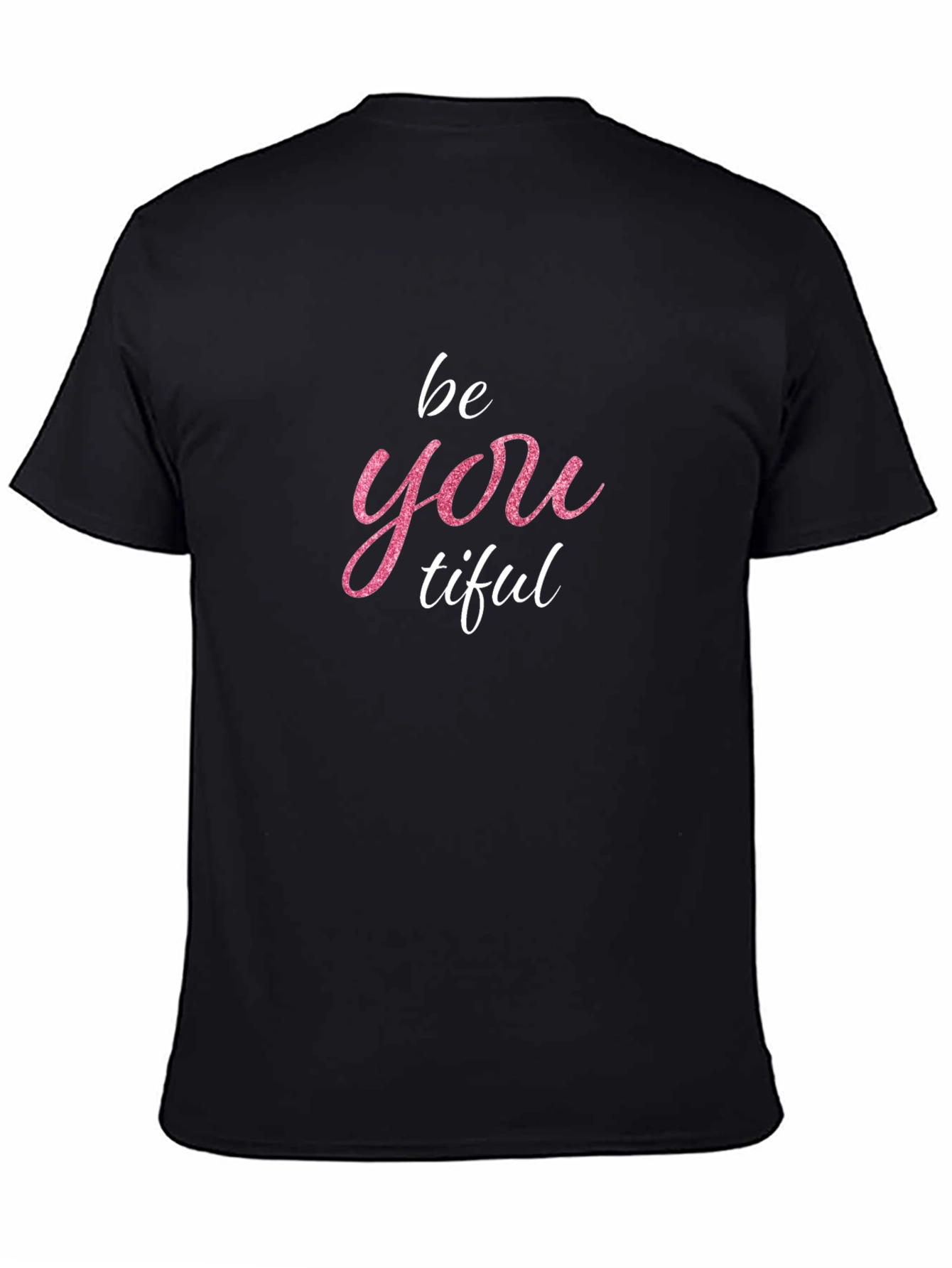 Black Be-YOU-tiful Black Graphic Tee view 4