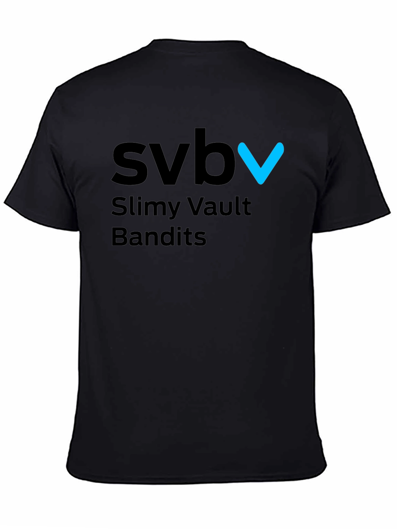 Black SVB Slimy Vault Bandits Black T-Shirt view 4