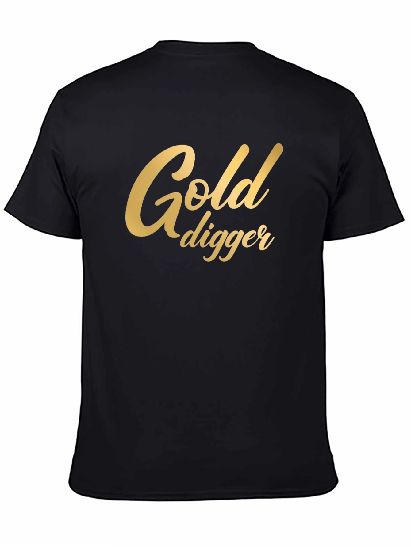 Black Gold Digger Black T-Shirt view 4